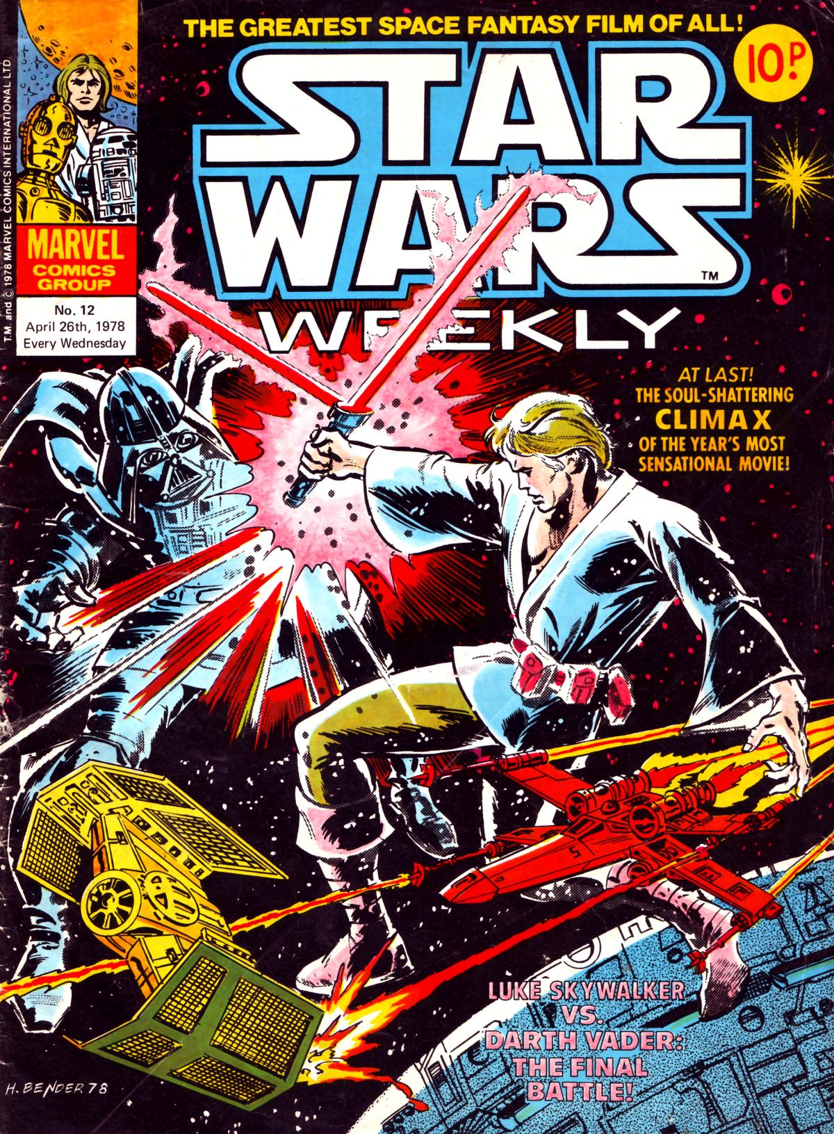 Read online Star Wars Weekly comic -  Issue #12 - 1