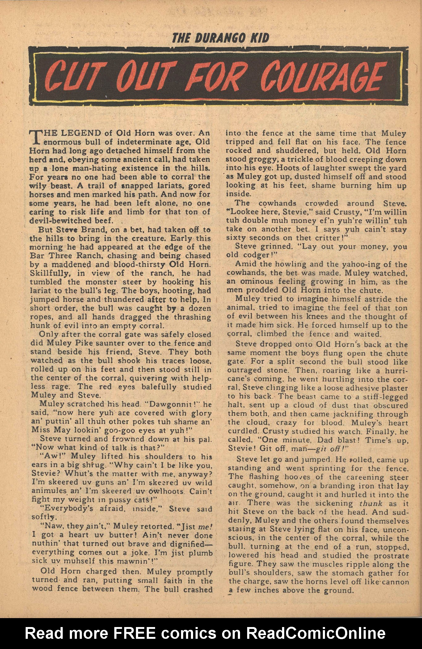 Read online Charles Starrett as The Durango Kid comic -  Issue #2 - 26