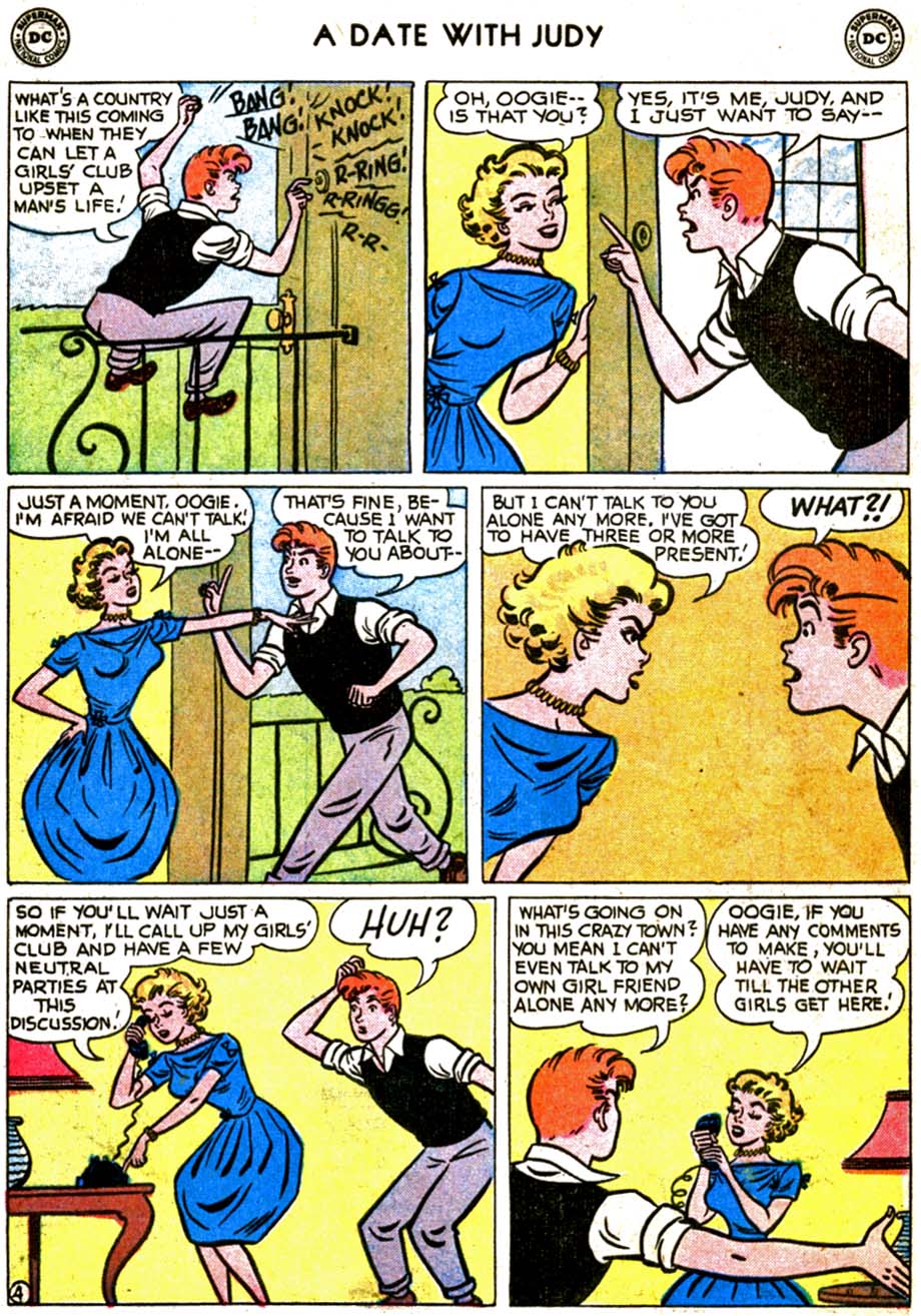 Read online A Date with Judy comic -  Issue #70 - 6