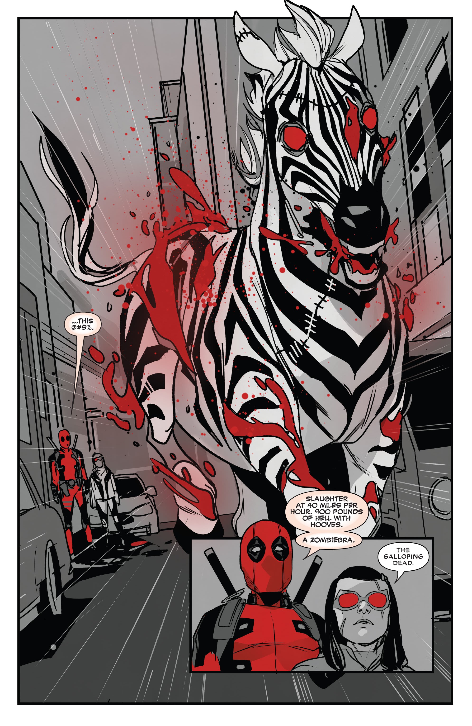Read online Deadpool: Black, White & Blood comic -  Issue #1 - 6