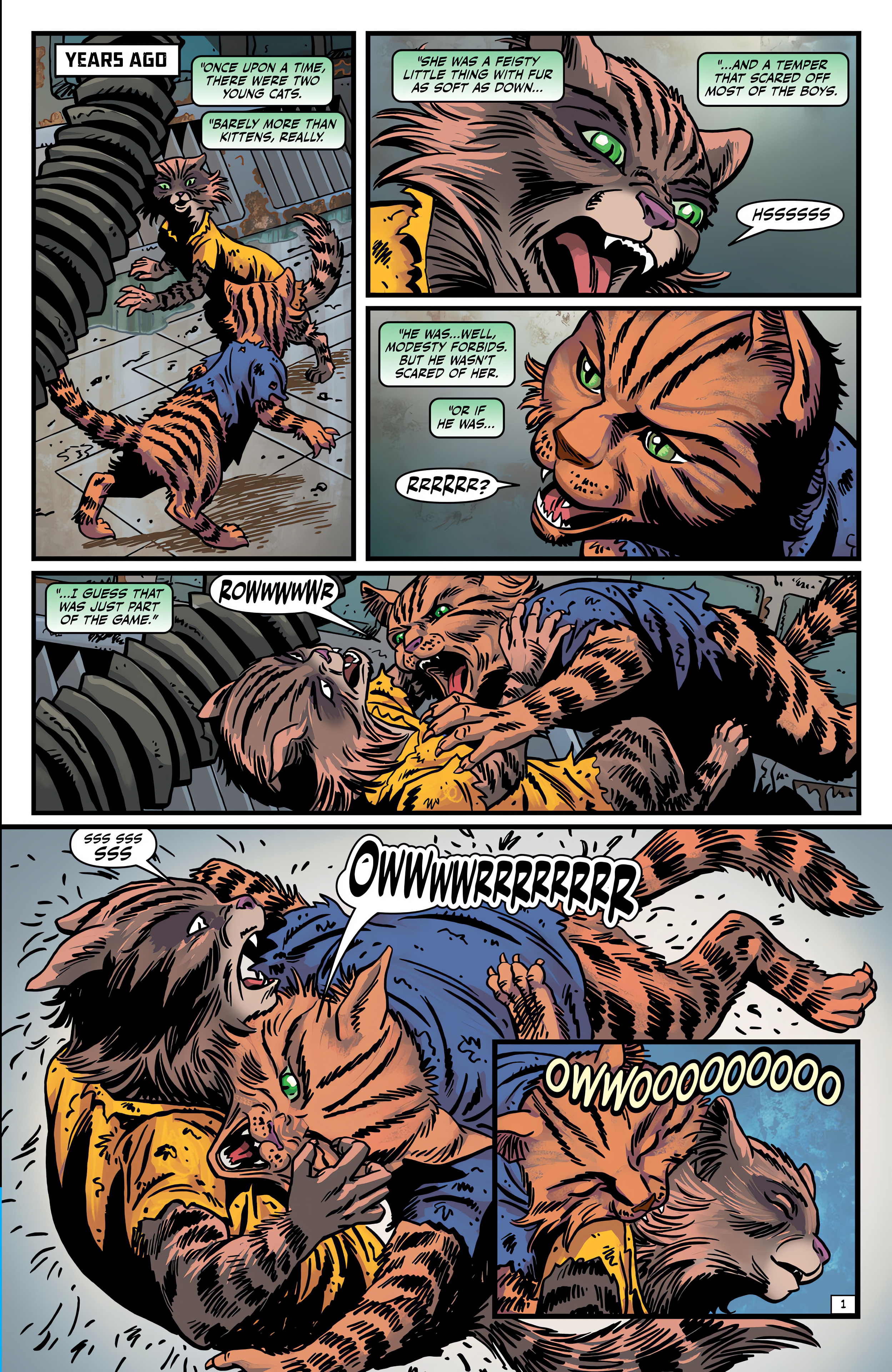 Read online Captain Ginger: The Last Feeder comic -  Issue #1 - 3