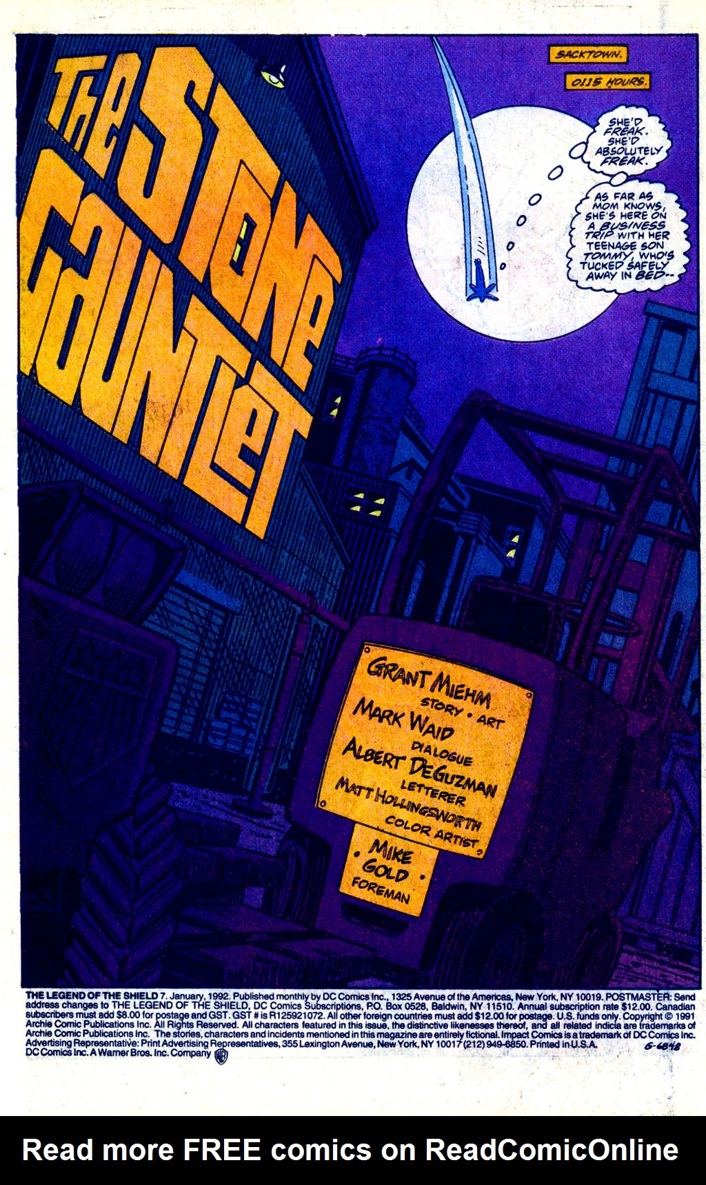 Read online Legend of the Shield comic -  Issue #7 - 2