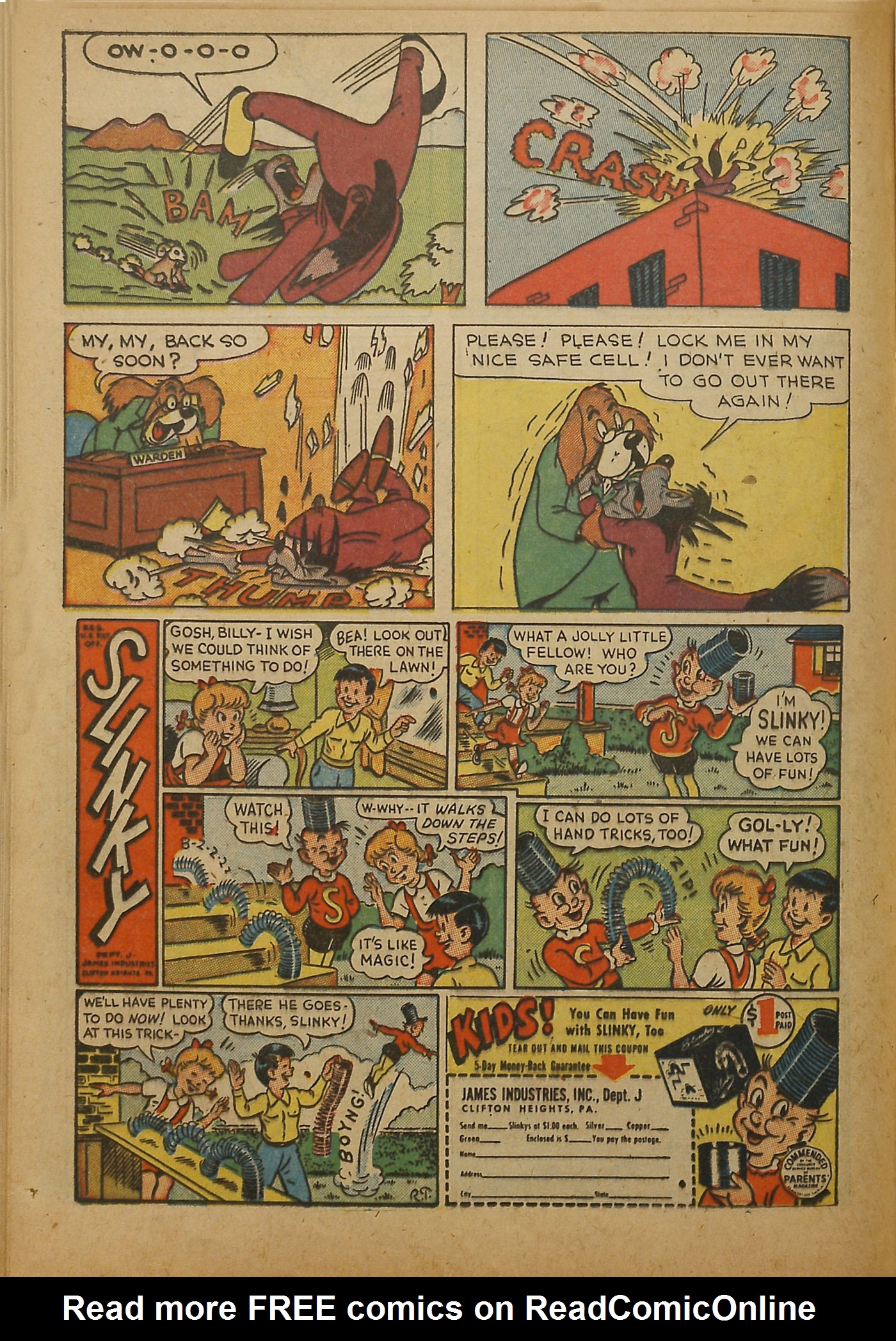 Read online Paul Terry's Mighty Mouse Comics comic -  Issue #40 - 48