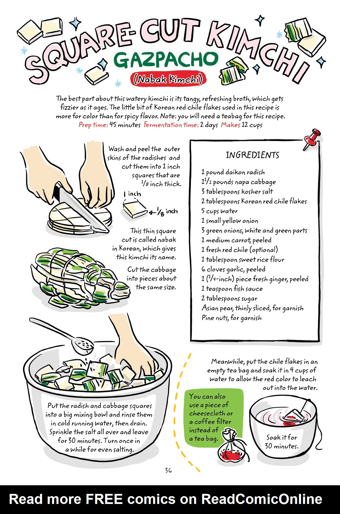 Read online Cook Korean! A Comic Book With Recipes comic -  Issue # TPB (Part 1) - 35