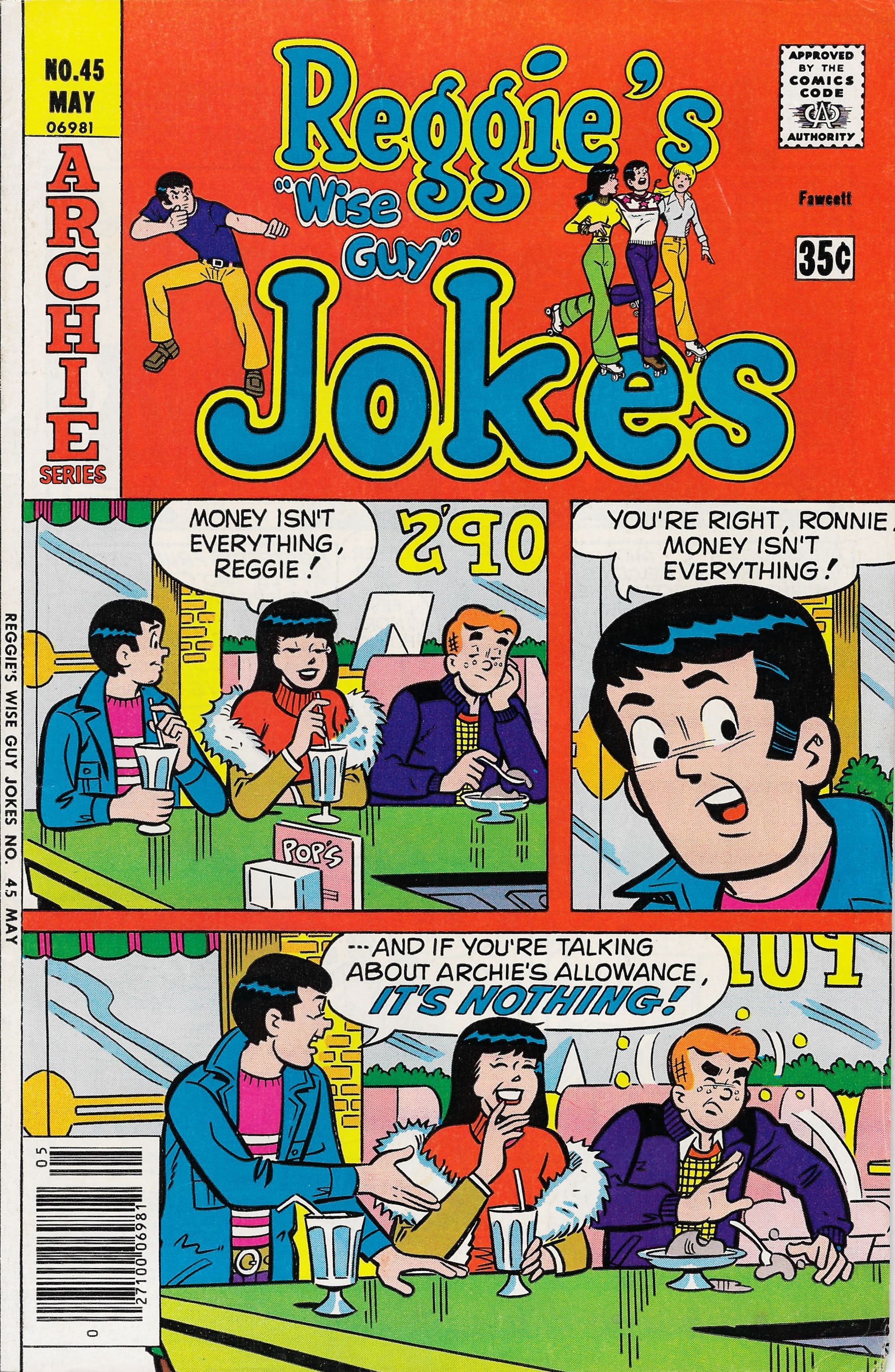Read online Reggie's Wise Guy Jokes comic -  Issue #45 - 1