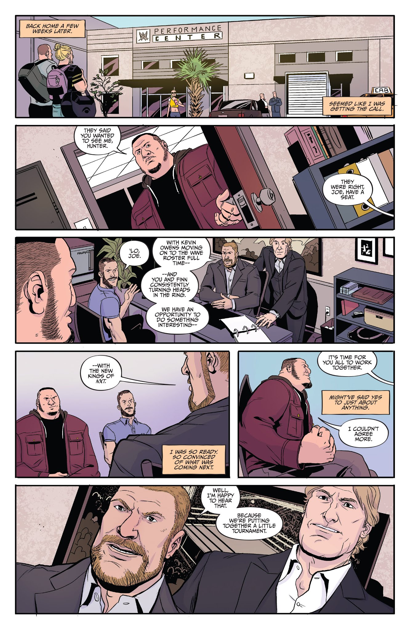 Read online WWE: NXT Takeover - Proving Ground comic -  Issue # Full - 12