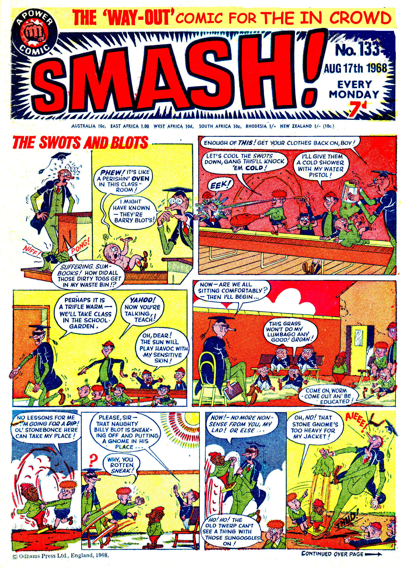 Read online Smash! (1966) comic -  Issue #133 - 1