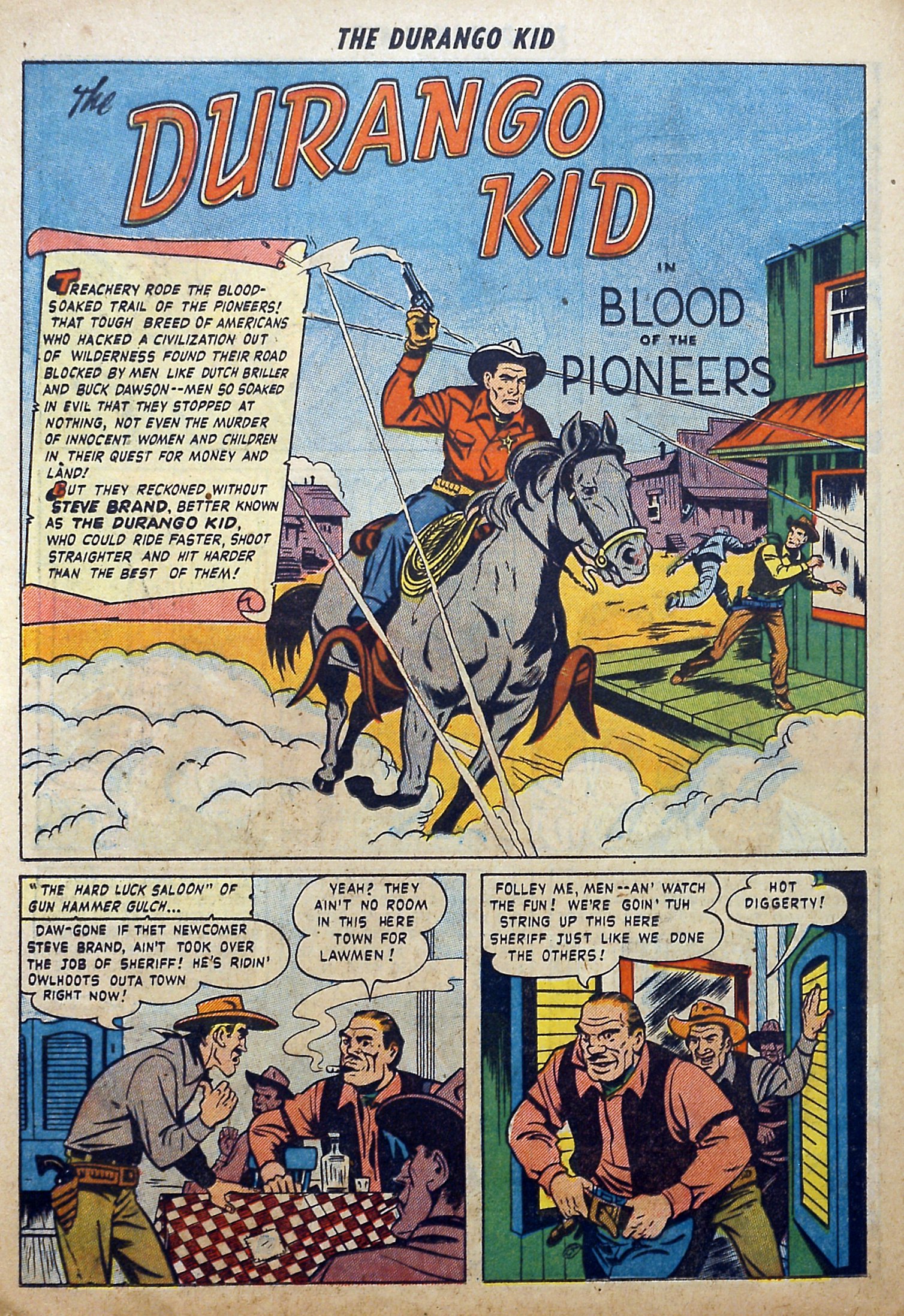 Read online Charles Starrett as The Durango Kid comic -  Issue #1 - 12