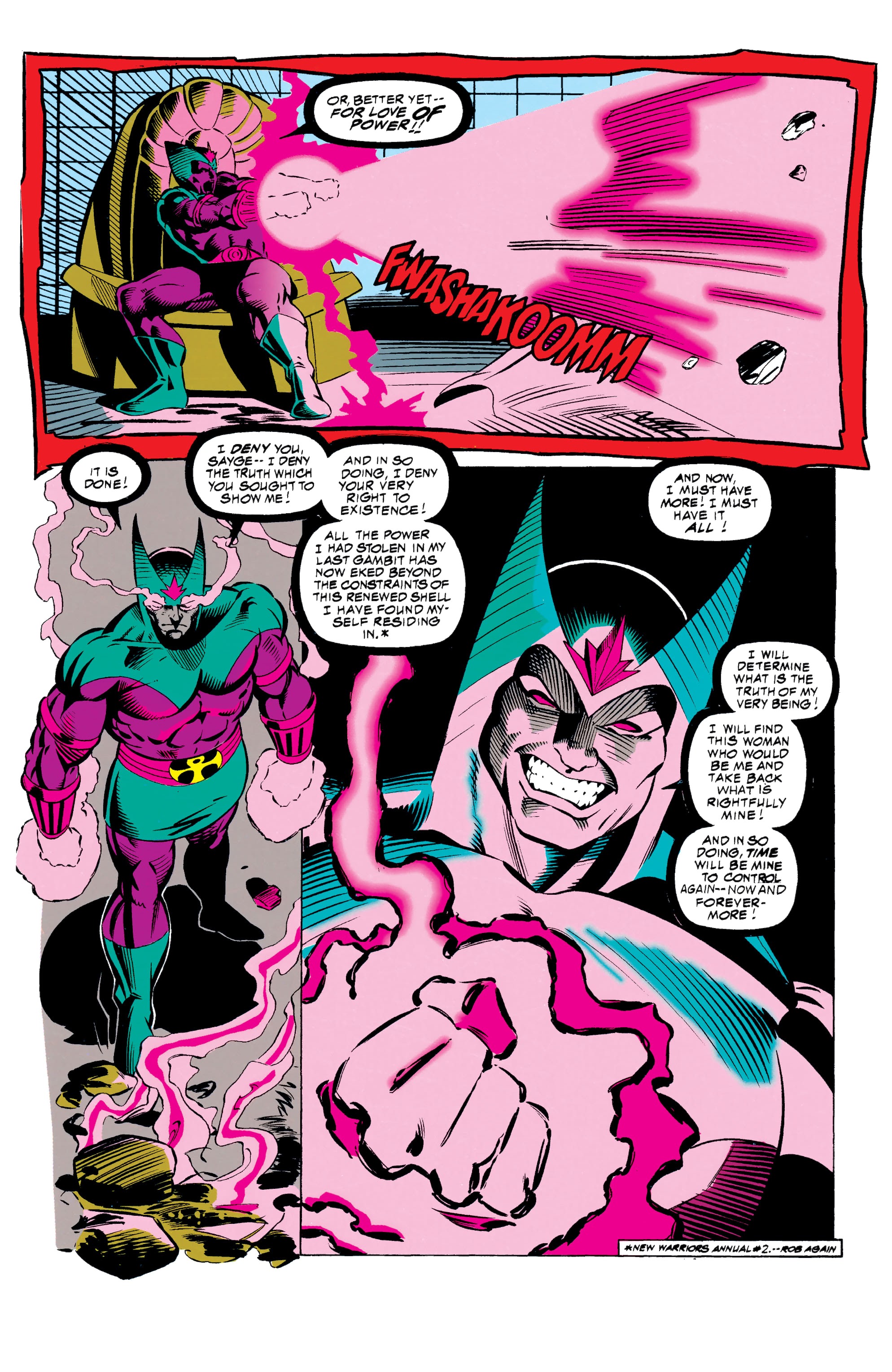 Read online The New Warriors comic -  Issue #47 - 5