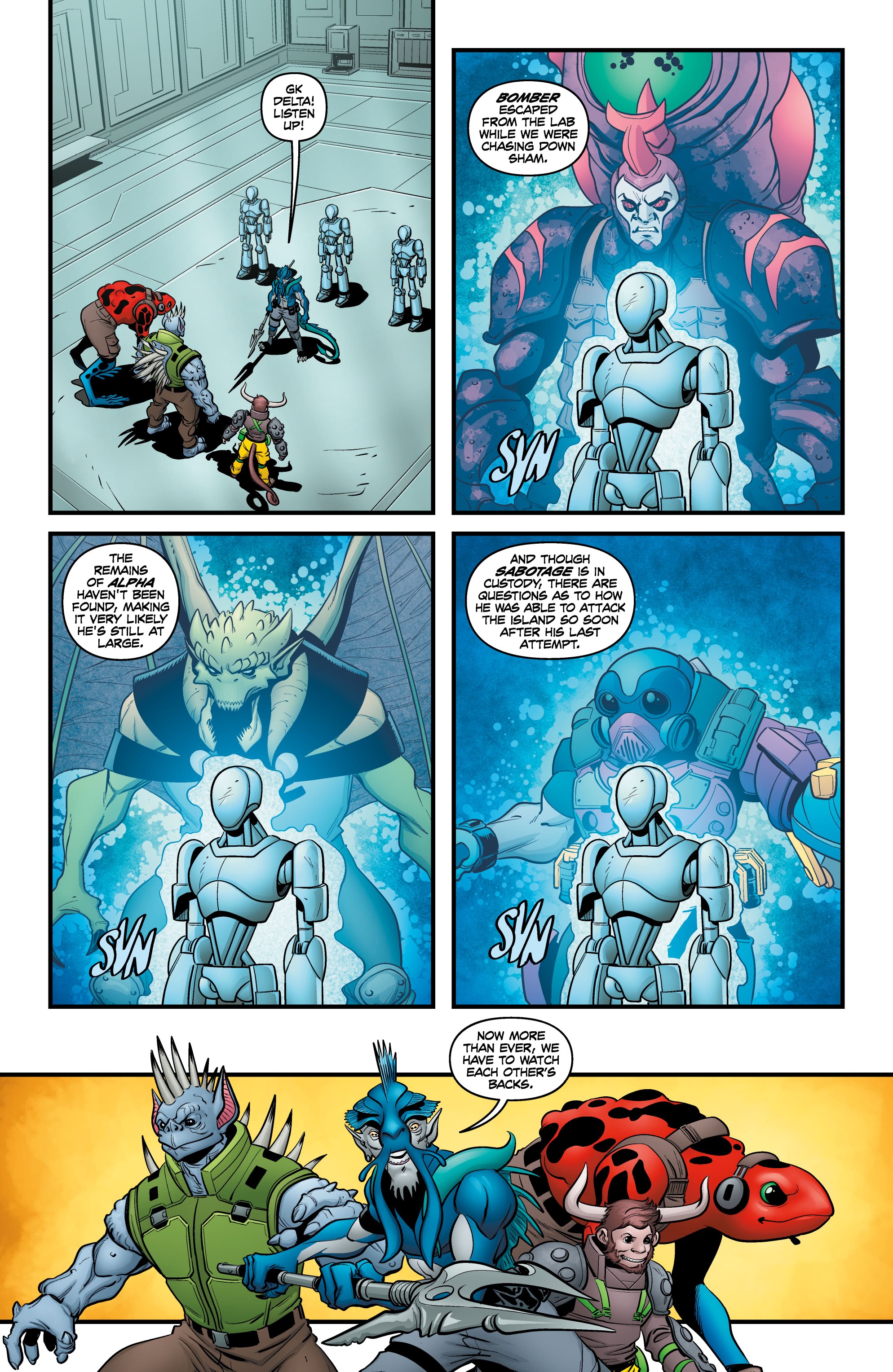 Read online Alter Nation: They Hide Hybrids comic -  Issue # TPB - 50