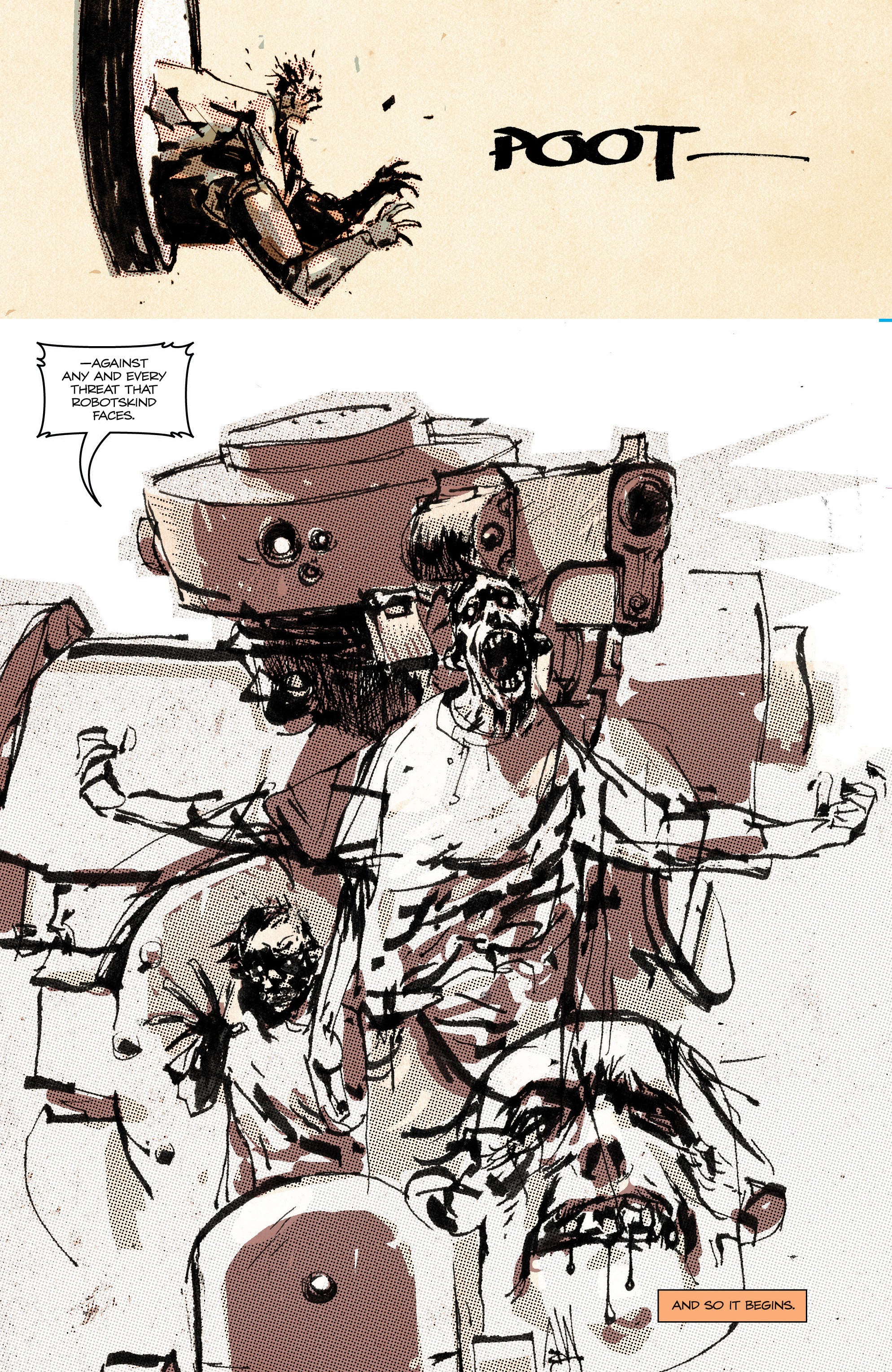Read online ZVRC: Zombies Vs. Robots Classic comic -  Issue #1 - 25