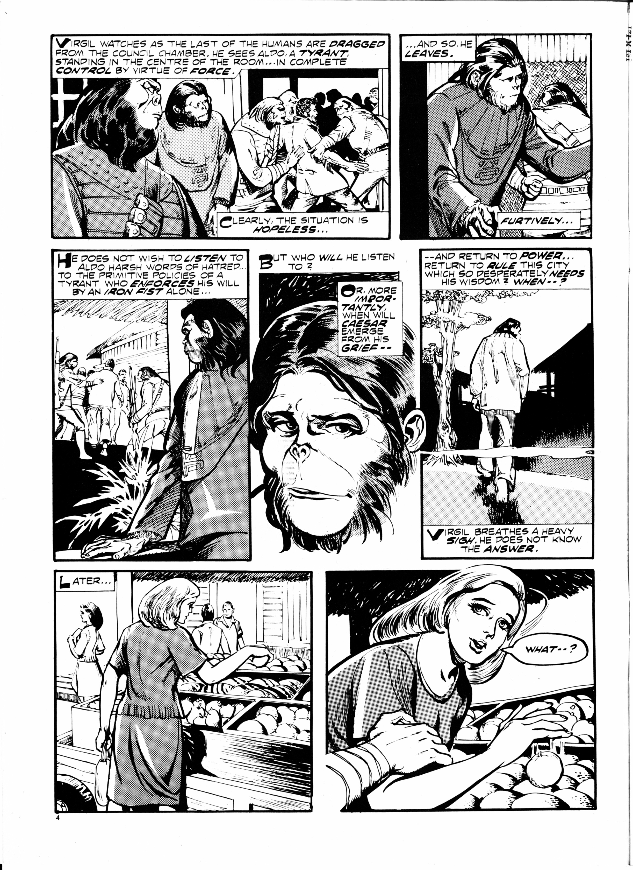Read online Planet of the Apes (1974) comic -  Issue #121 - 4