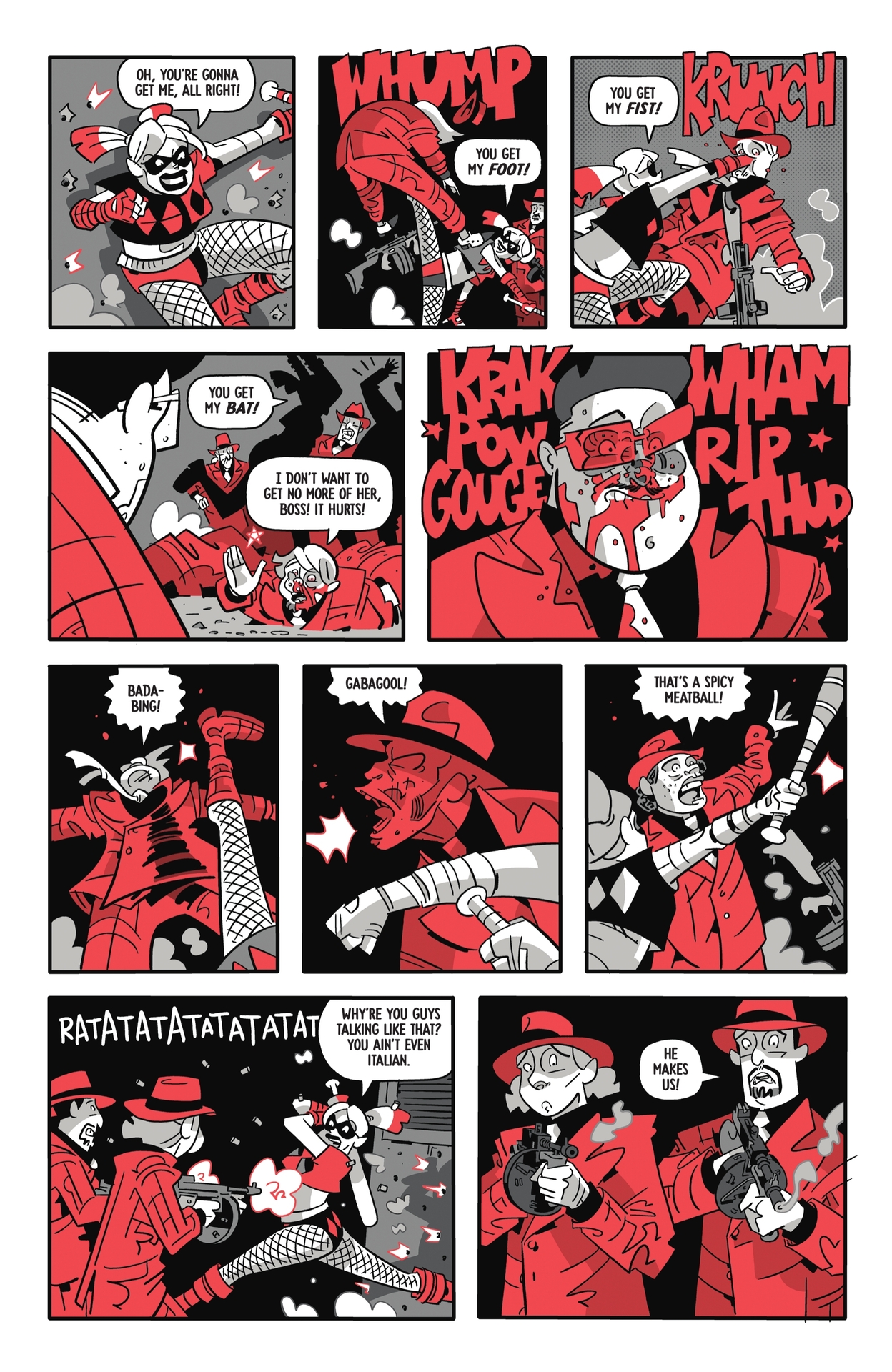 Read online Harley Quinn: Black   White   Redder comic -  Issue #4 - 23