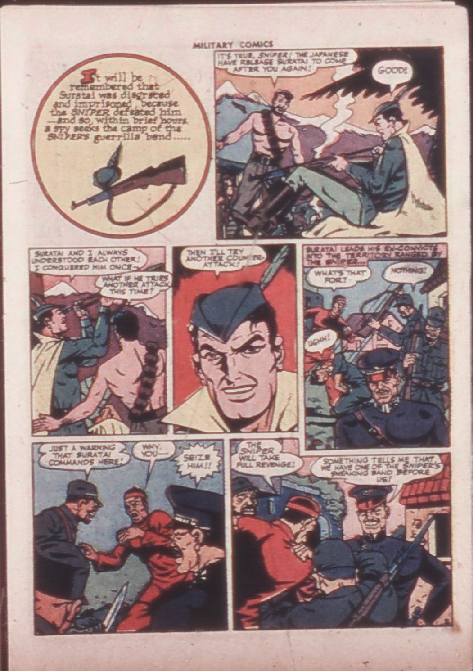 Read online Military Comics comic -  Issue #32 - 23