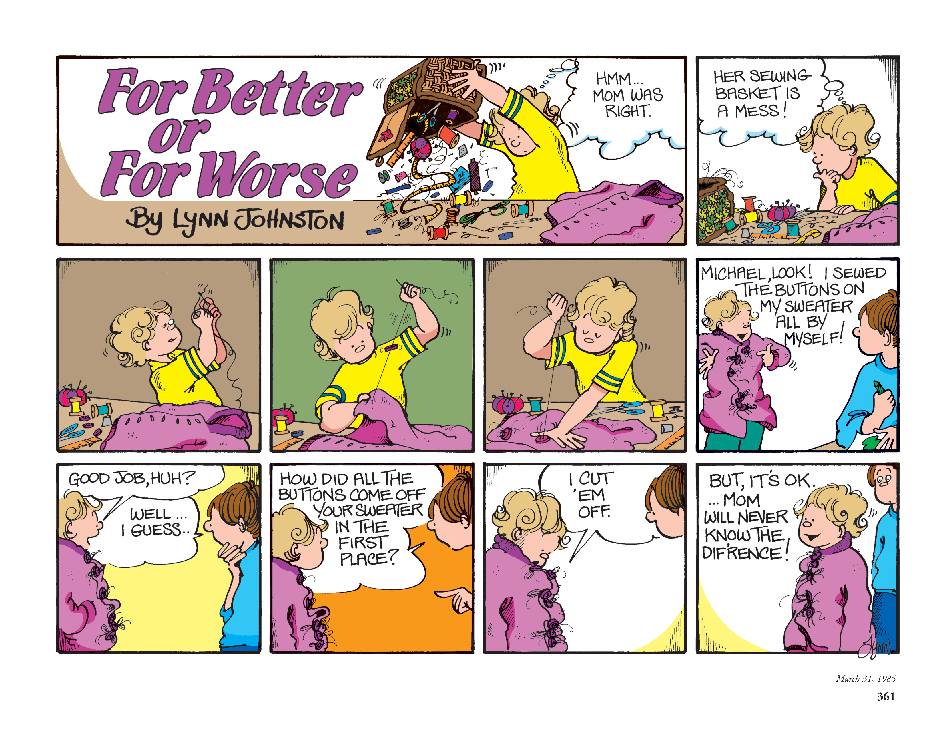 Read online For Better Or For Worse: The Complete Library comic -  Issue # TPB 2 (Part 4) - 62
