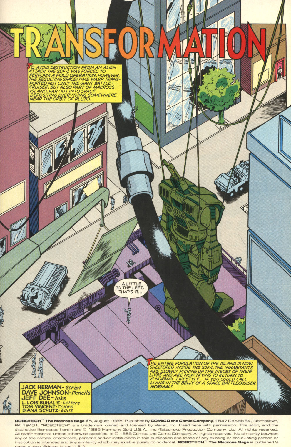 Read online Robotech The Macross Saga comic -  Issue #5 - 2