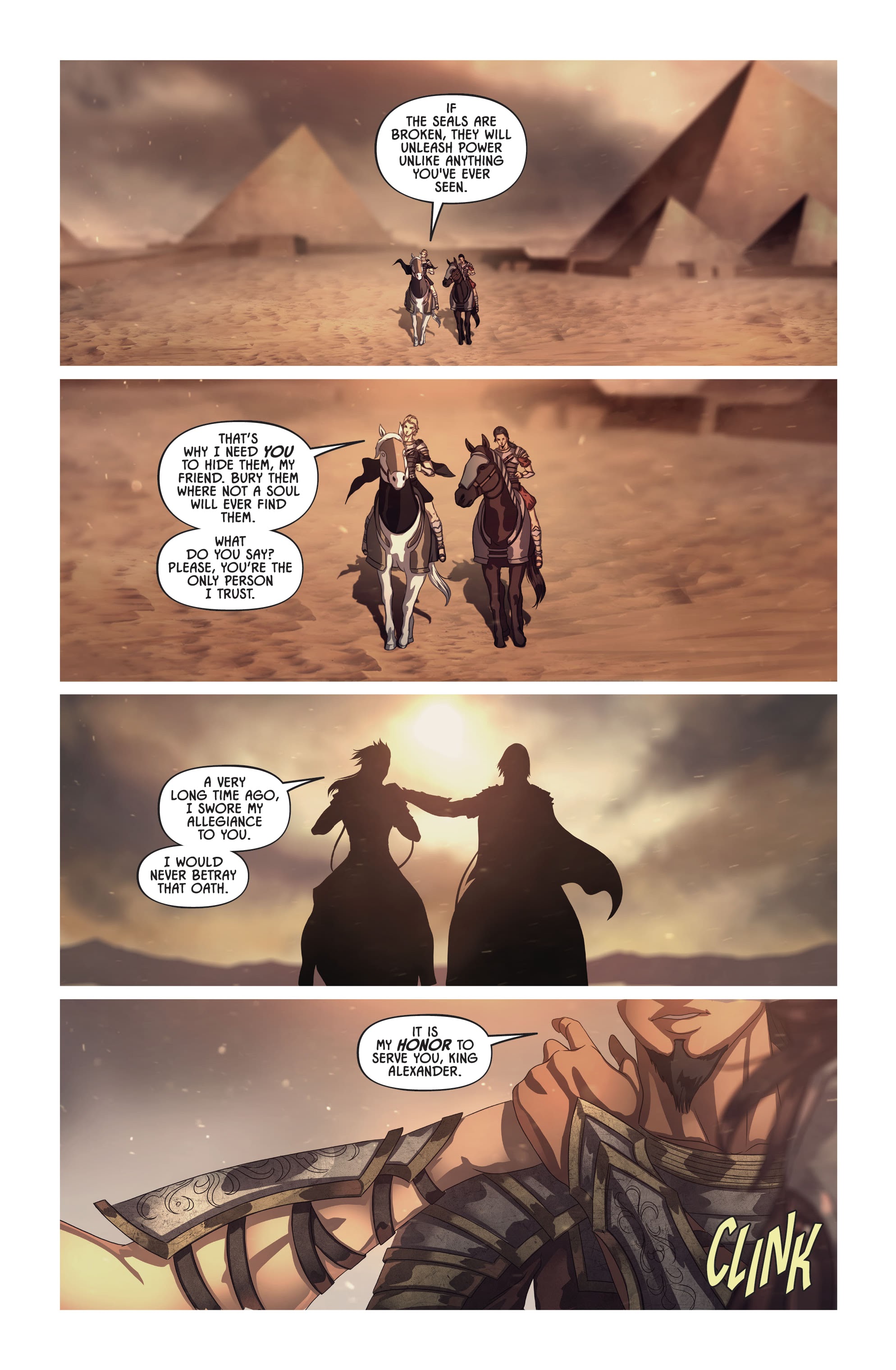 Read online Knights of the Golden Sun comic -  Issue #9 - 16