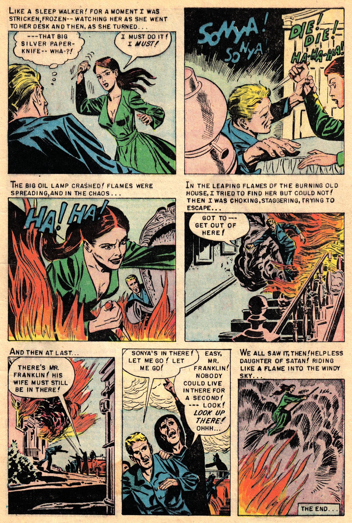 Read online Witchcraft (1952) comic -  Issue #5 - 9