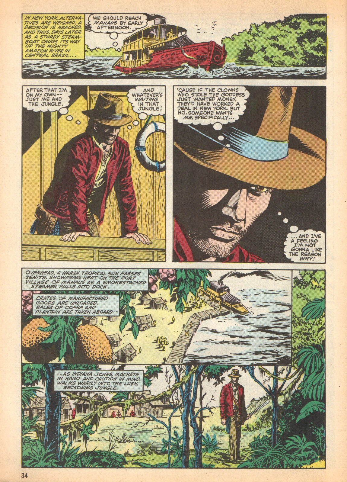 Read online Indiana Jones comic -  Issue #7 - 34