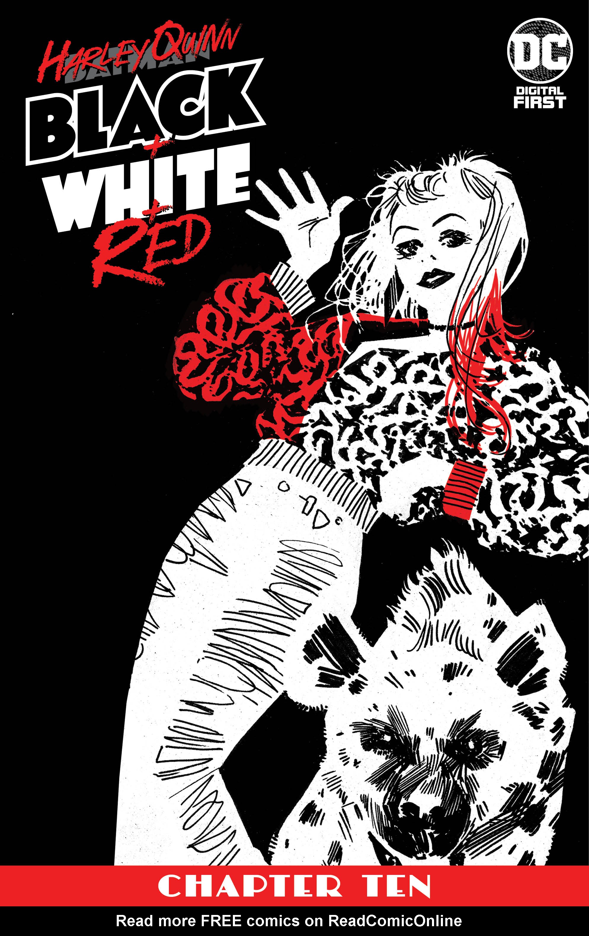 Read online Harley Quinn Black   White   Red comic -  Issue #10 - 2