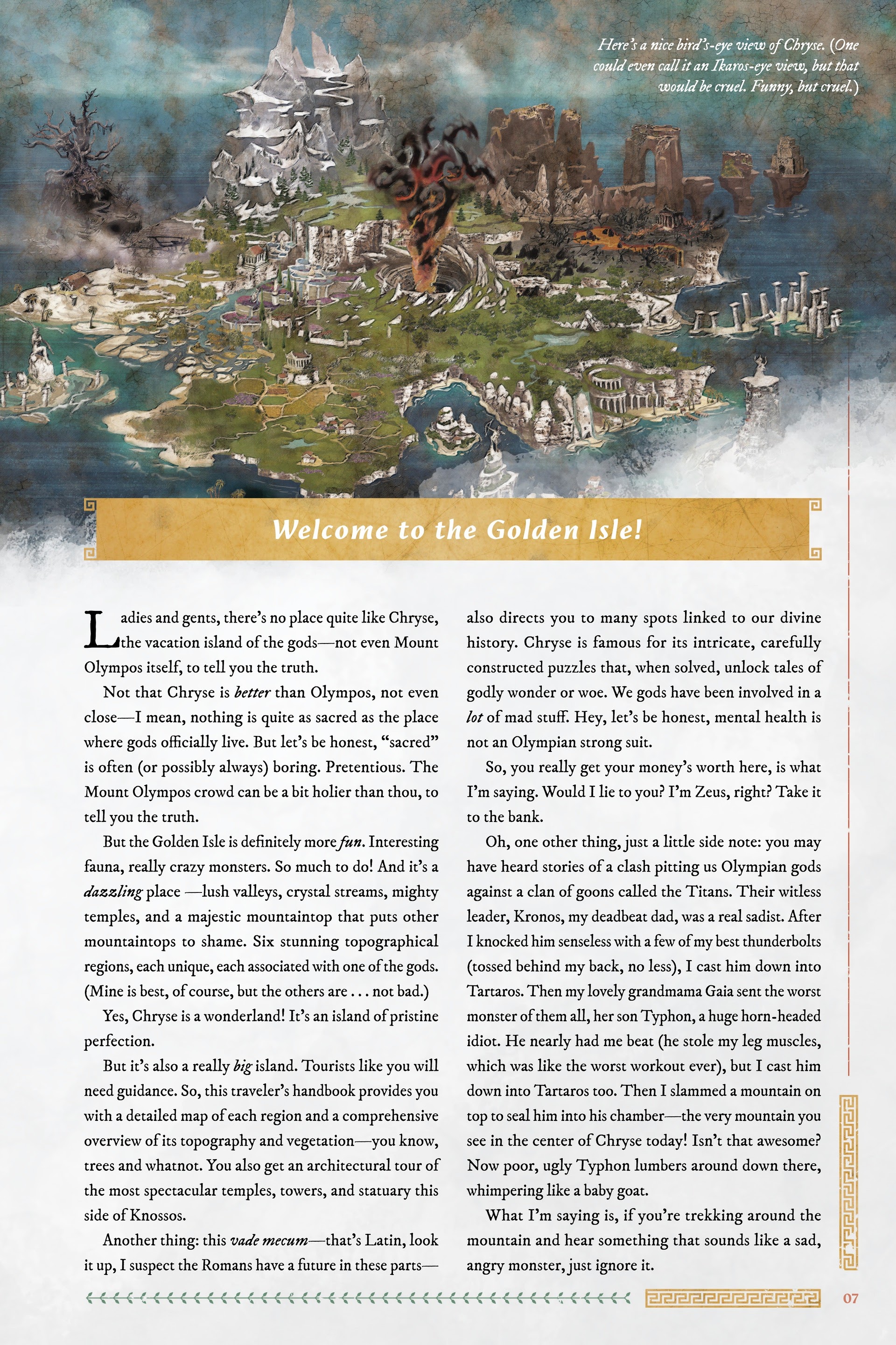 Read online Immortals Fenyx Rising: A Traveler's Guide to the Golden Isle comic -  Issue # TPB - 8