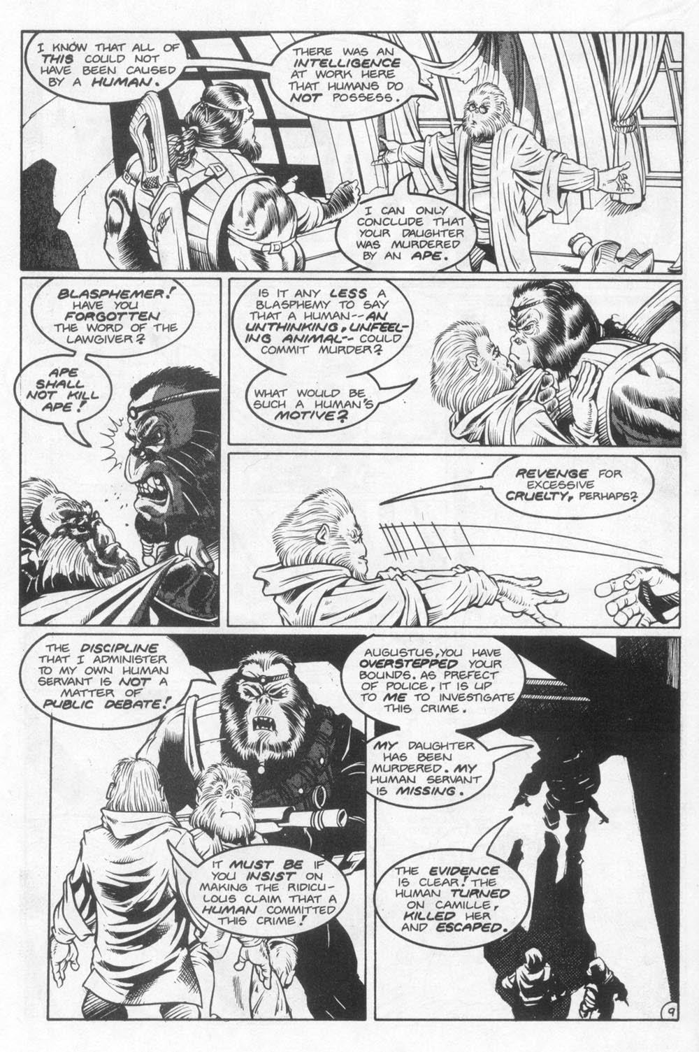 Read online Planet of the Apes: The Sins of the Father comic -  Issue # Full - 10