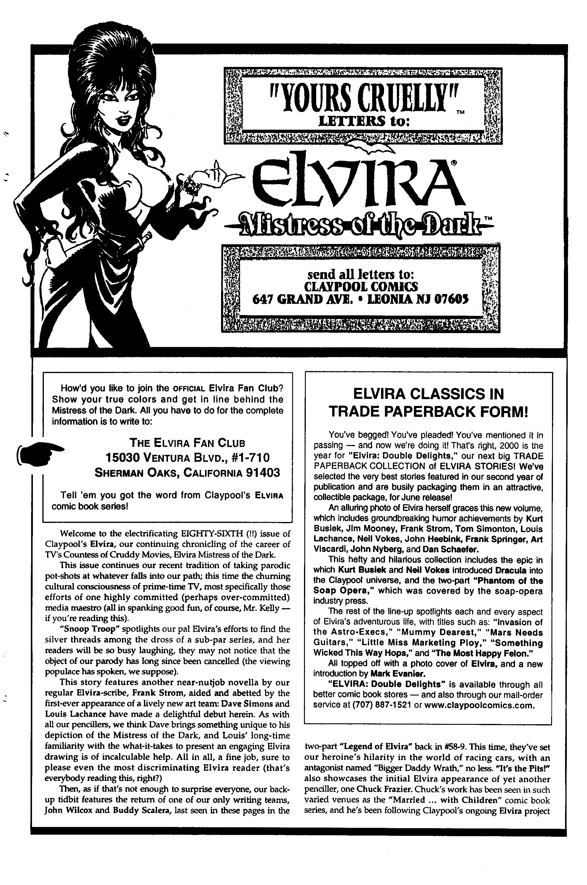 Read online Elvira, Mistress of the Dark comic -  Issue #86 - 19