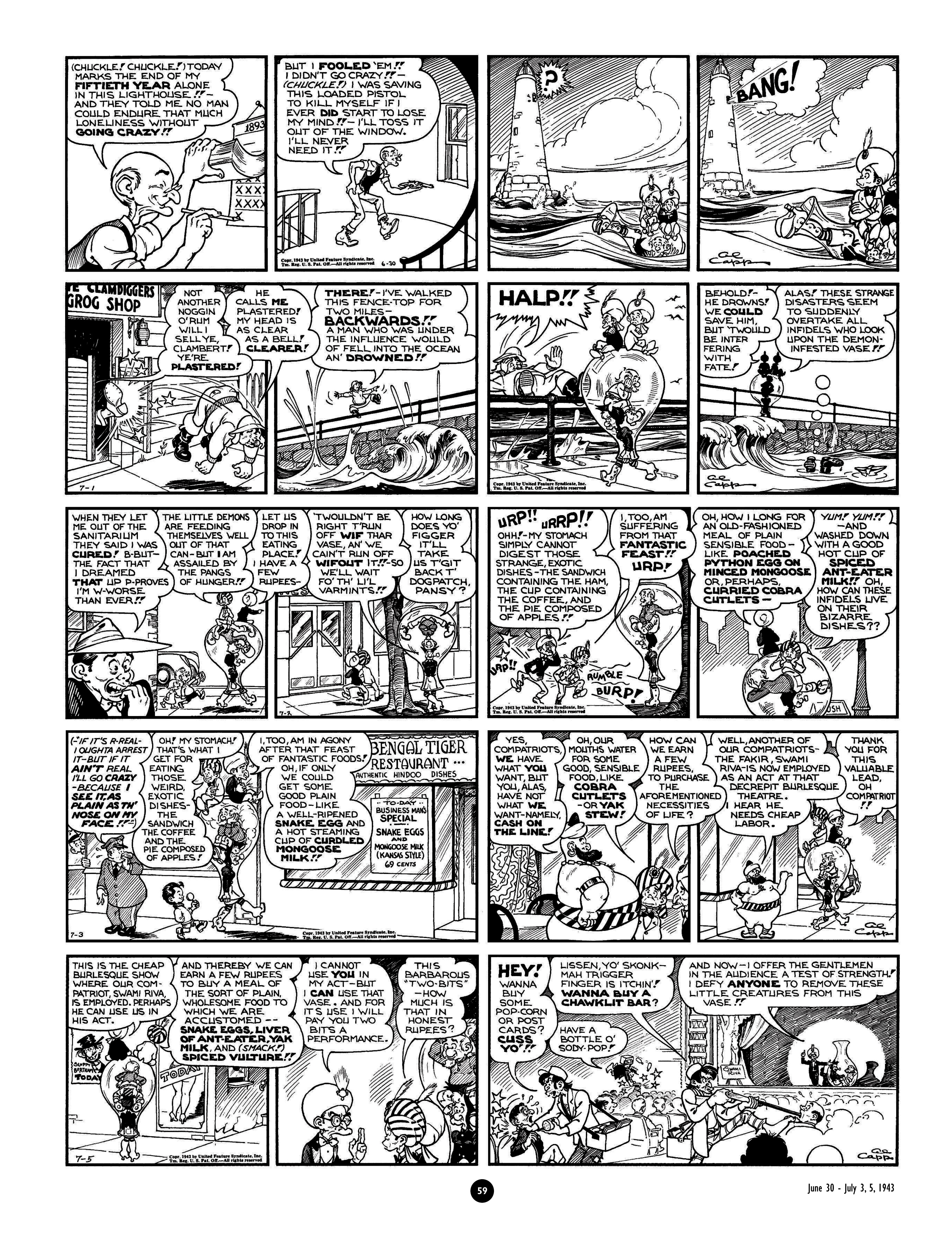 Read online Al Capp's Li'l Abner Complete Daily & Color Sunday Comics comic -  Issue # TPB 5 (Part 1) - 60