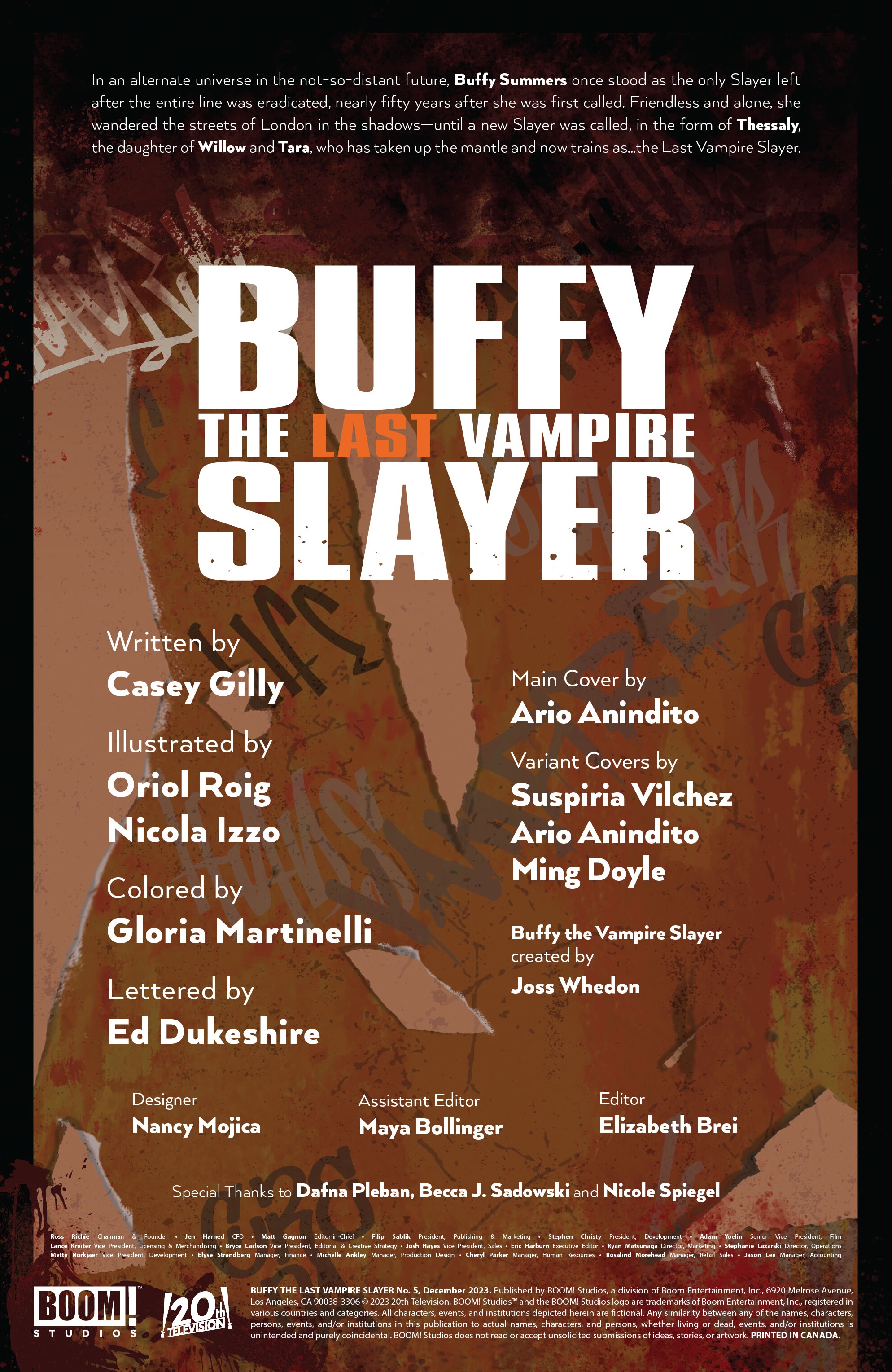 Read online Buffy the Last Vampire Slayer (2023) comic -  Issue #5 - 2