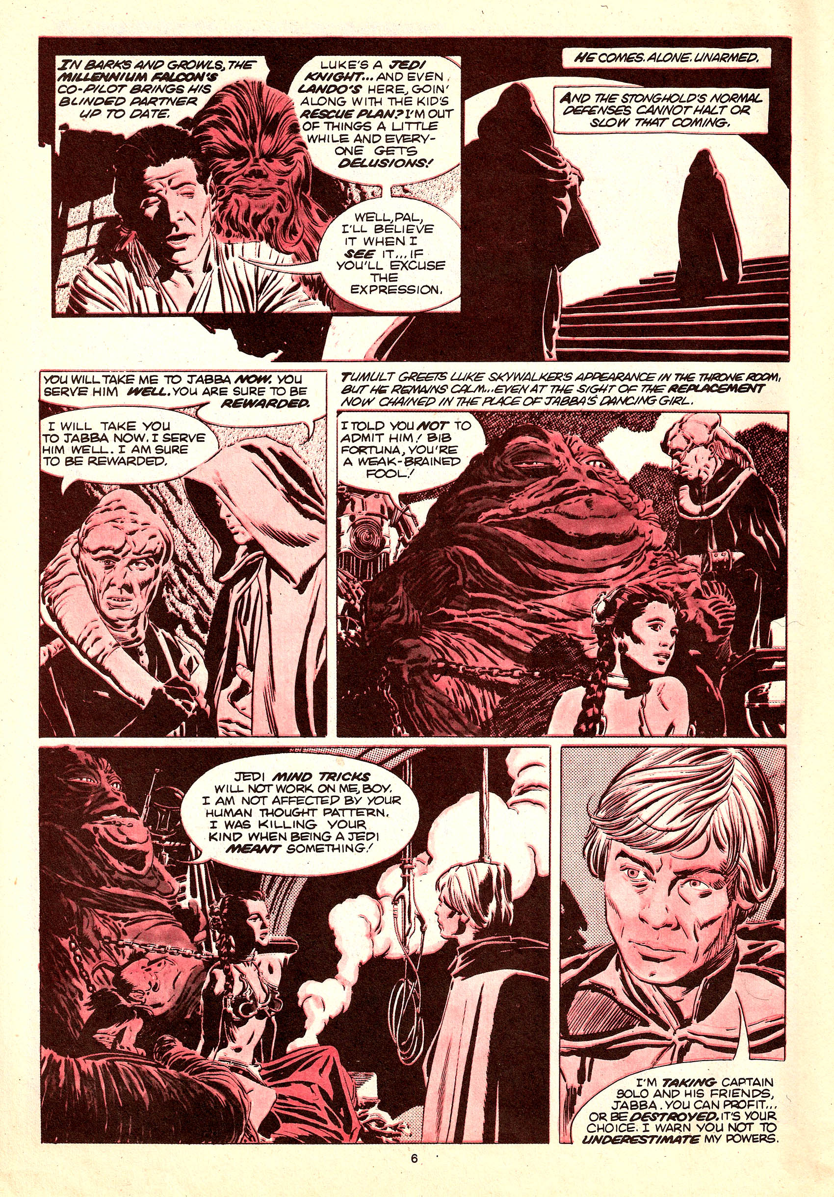 Read online Return of the Jedi comic -  Issue #2 - 6