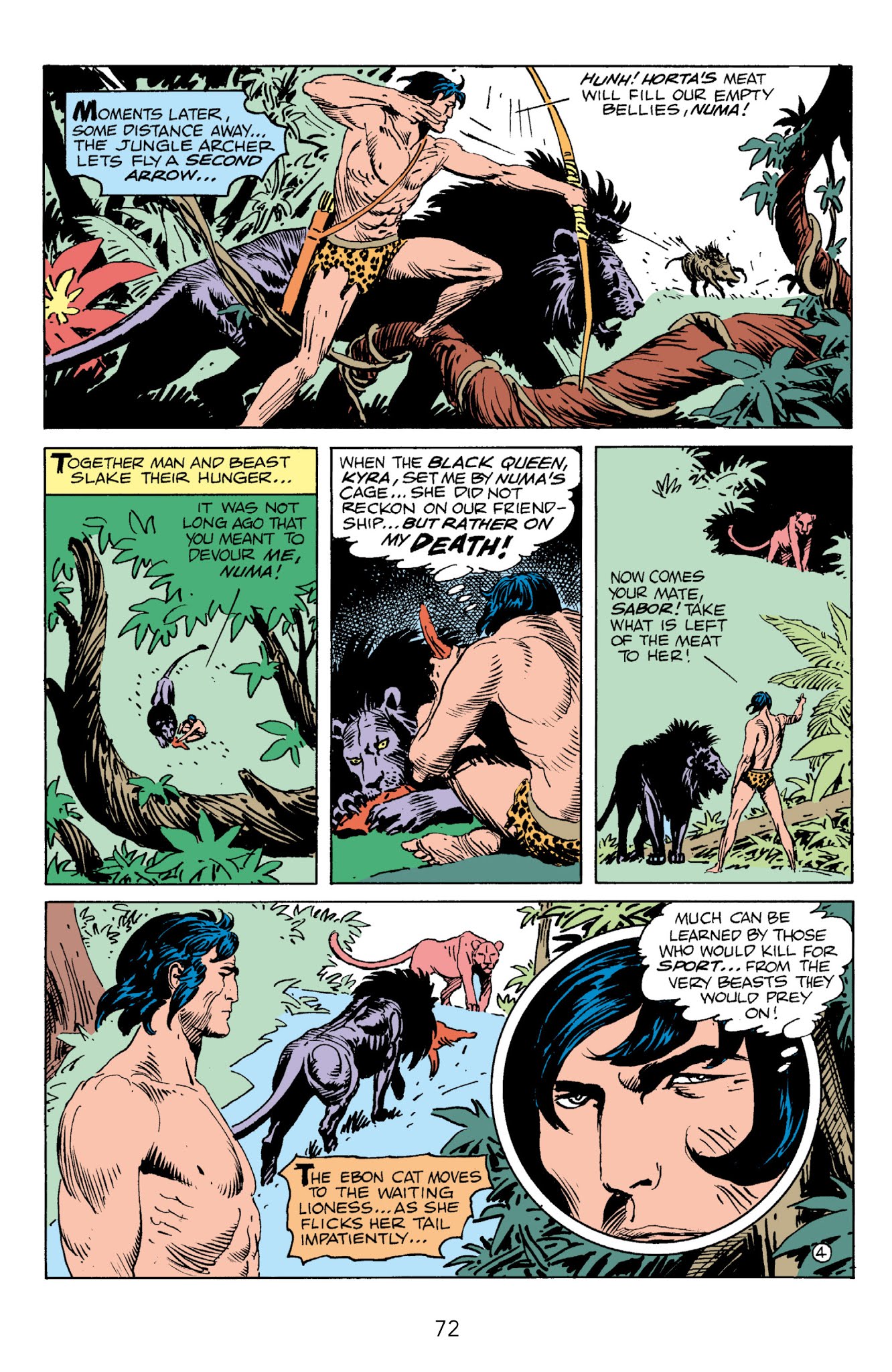 Read online Edgar Rice Burroughs' Tarzan The Joe Kubert Years comic -  Issue # TPB 2 (Part 1) - 72