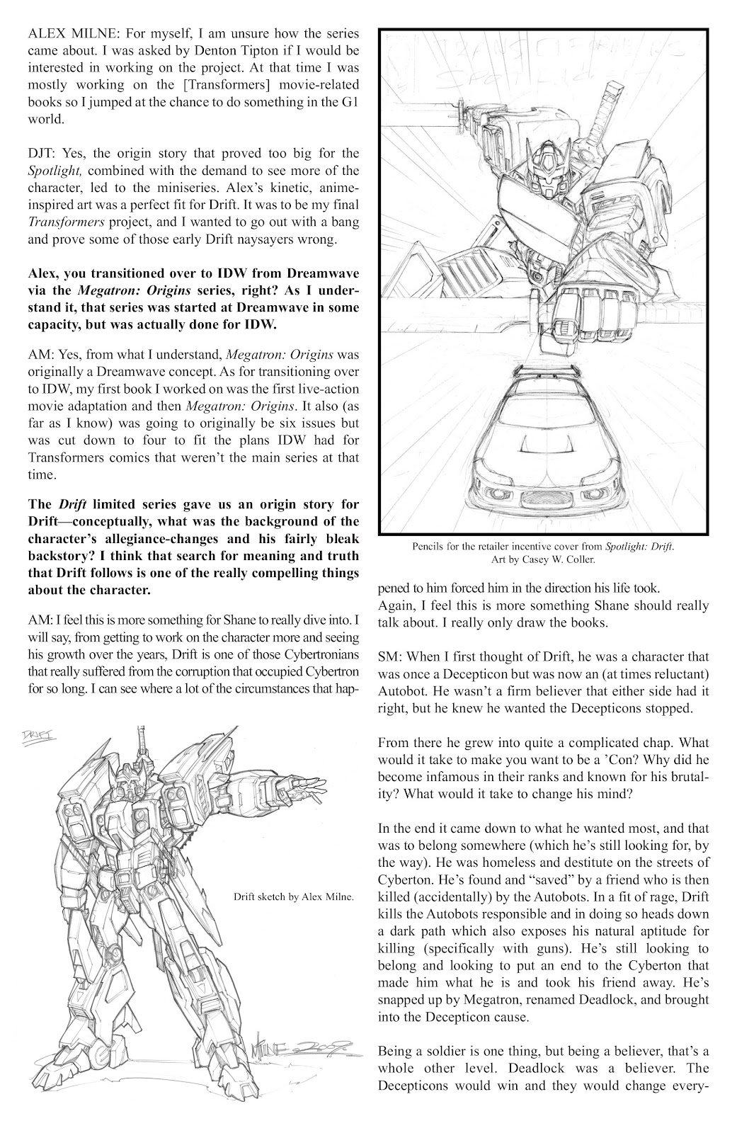 The Transformers Spotlight: Drift Director's Cut issue Full - Page 32