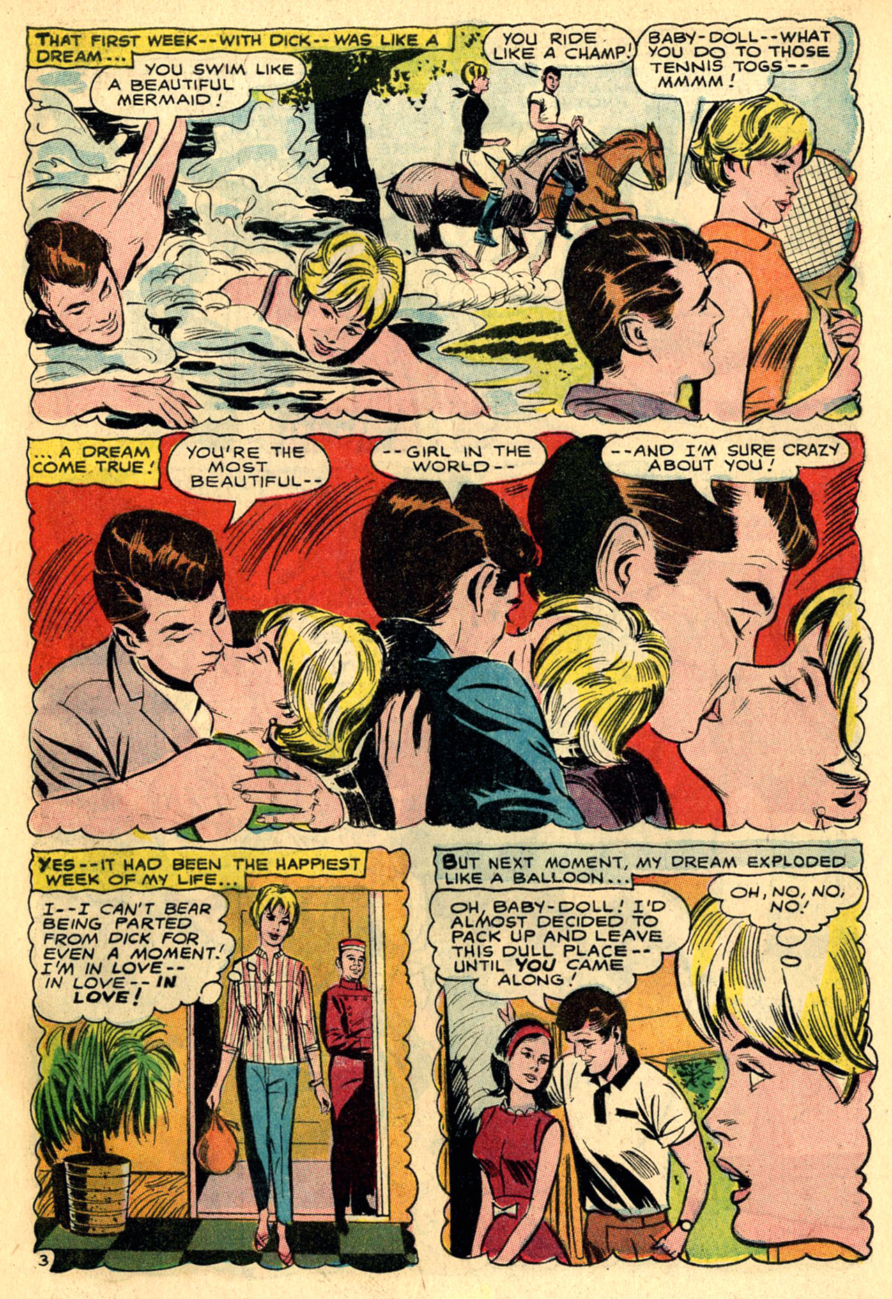 Read online Heart Throbs comic -  Issue #100 - 5