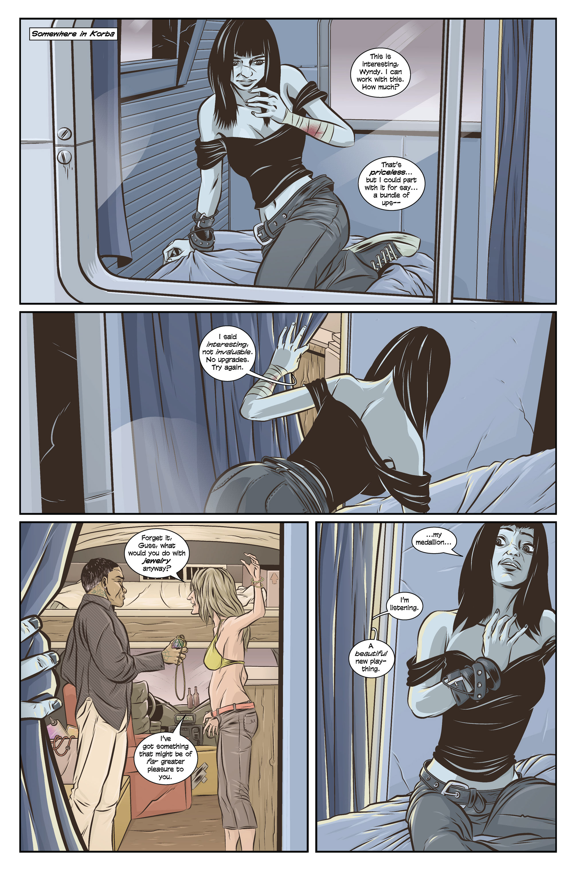 Read online Skinned comic -  Issue #3 - 10