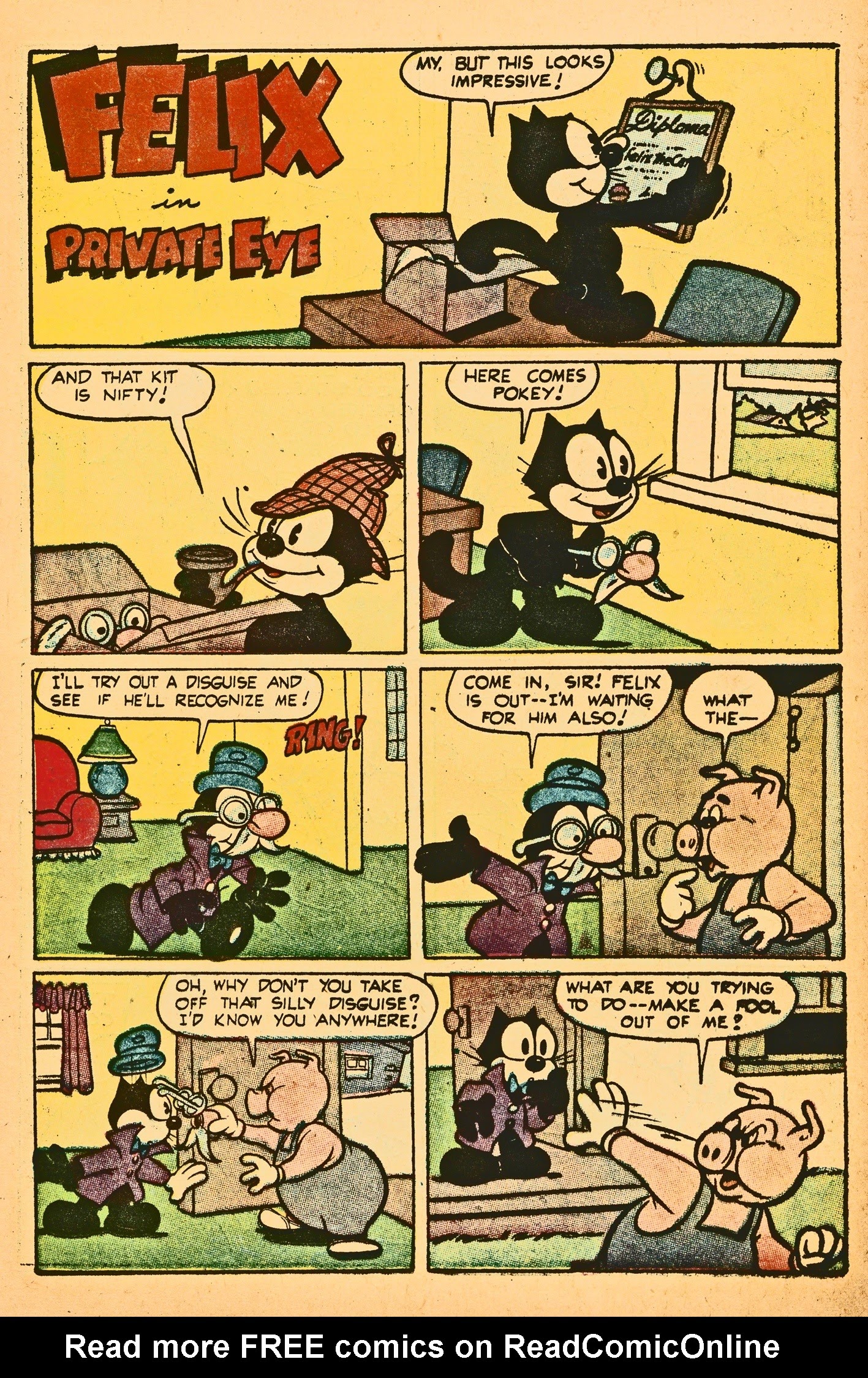 Read online Felix the Cat (1951) comic -  Issue #58 - 12