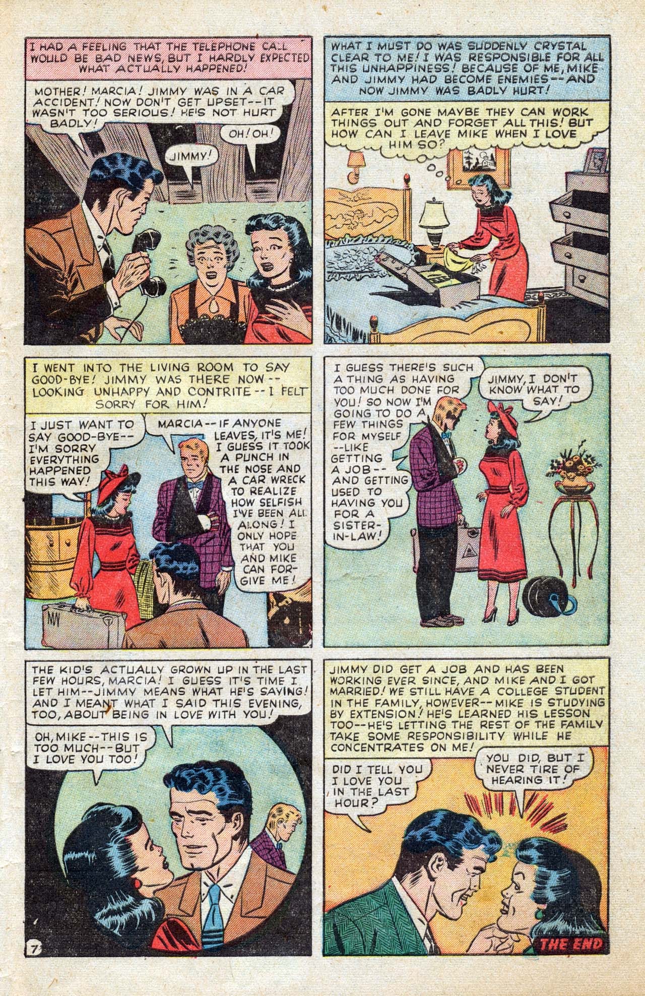 Read online Love Romances comic -  Issue #8 - 39