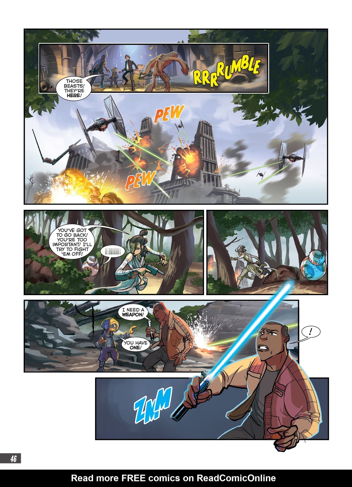 Read online Star Wars: The Force Awakens Graphic Novel Adaptation comic -  Issue # Full - 45