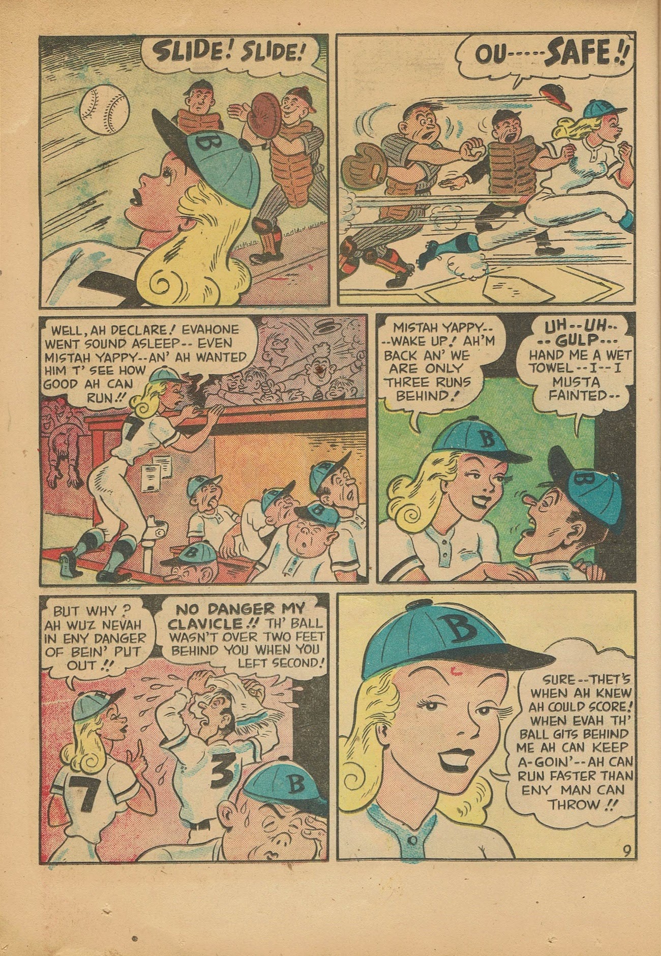 Read online Babe (1948) comic -  Issue #2 - 22