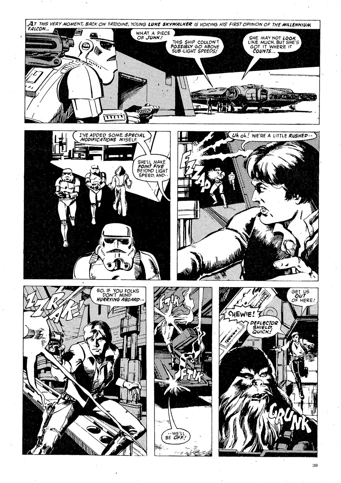 Read online Star Wars Weekly comic -  Issue #141 - 39