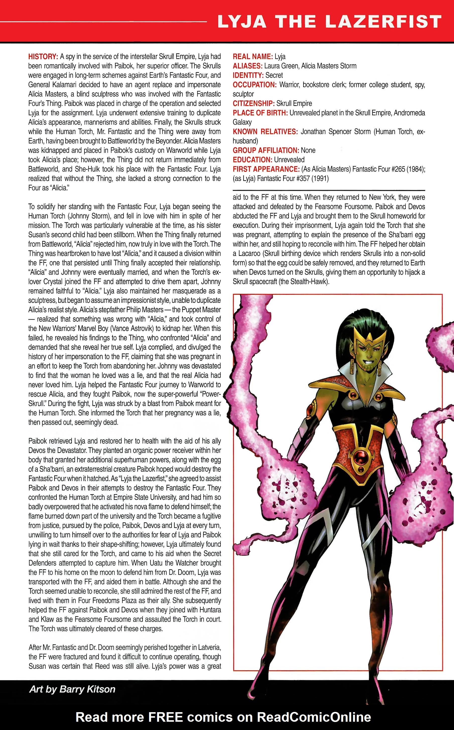 Read online Official Handbook of the Marvel Universe A to Z comic -  Issue # TPB 6 (Part 2) - 101