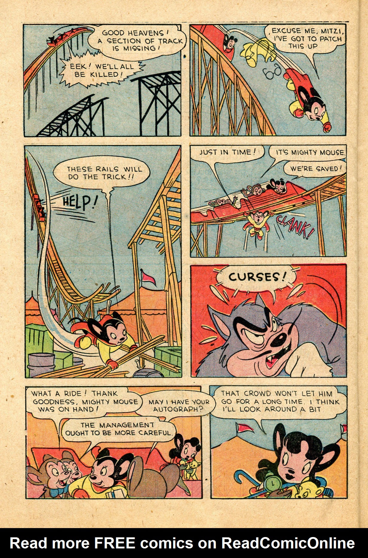 Read online Paul Terry's Mighty Mouse Comics comic -  Issue #25 - 30