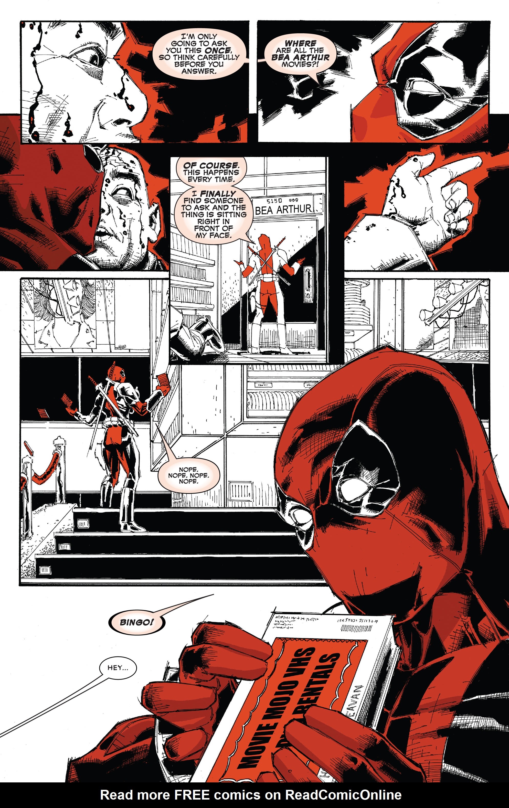 Read online Deadpool: Black, White & Blood comic -  Issue #1 - 19