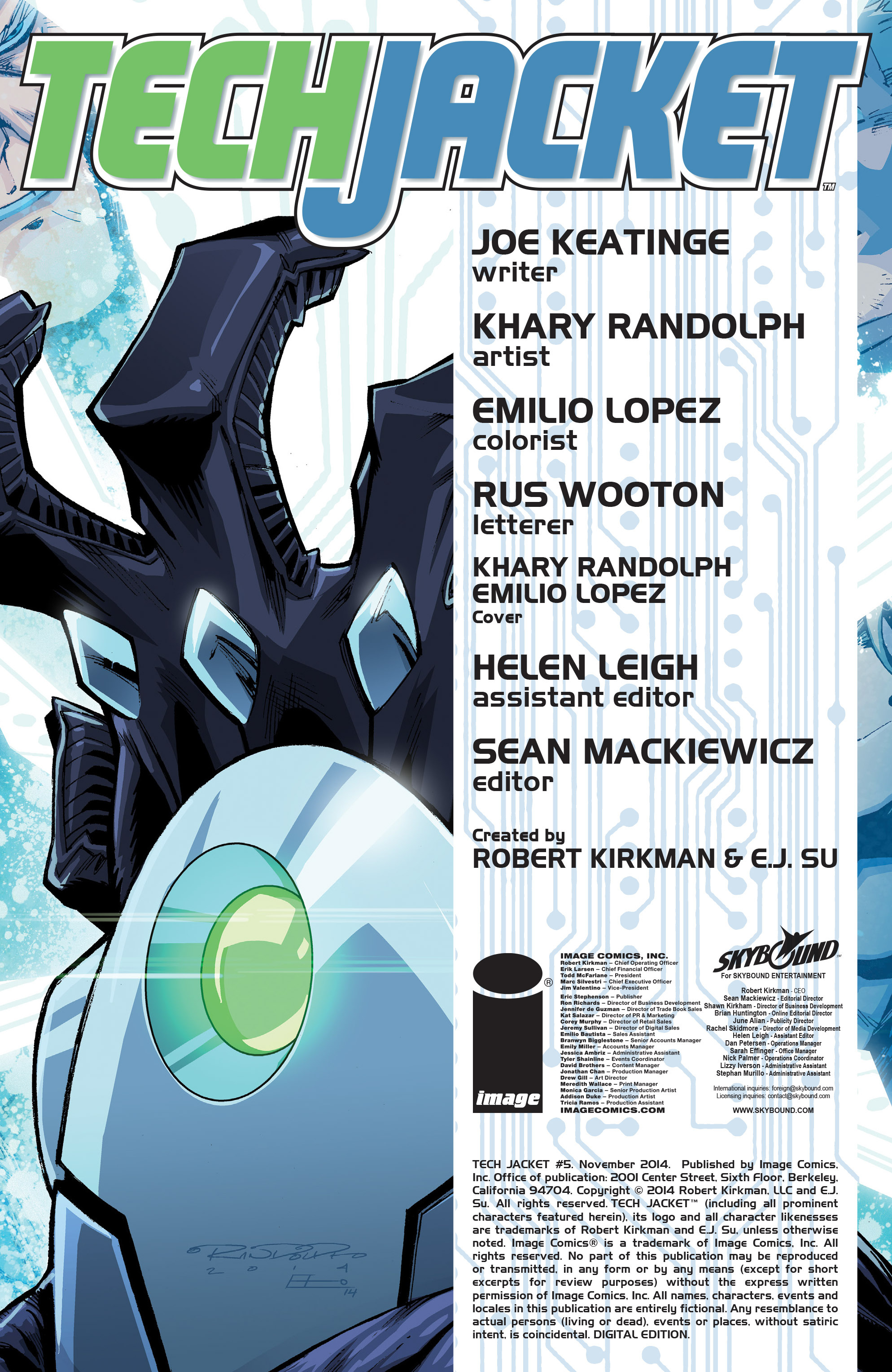 Read online Tech Jacket (2014) comic -  Issue #5 - 2