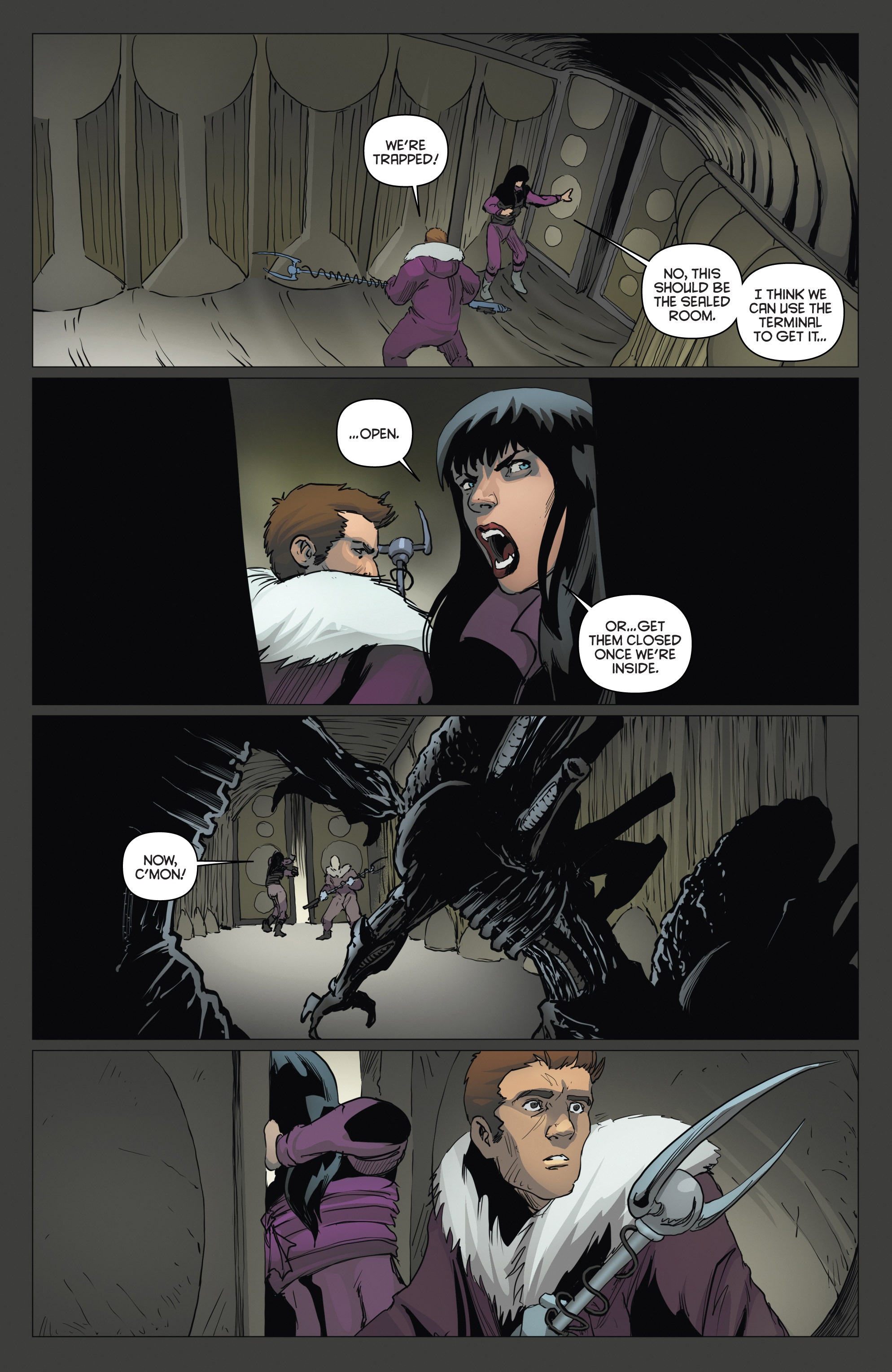 Read online Aliens/Vampirella comic -  Issue #3 - 19