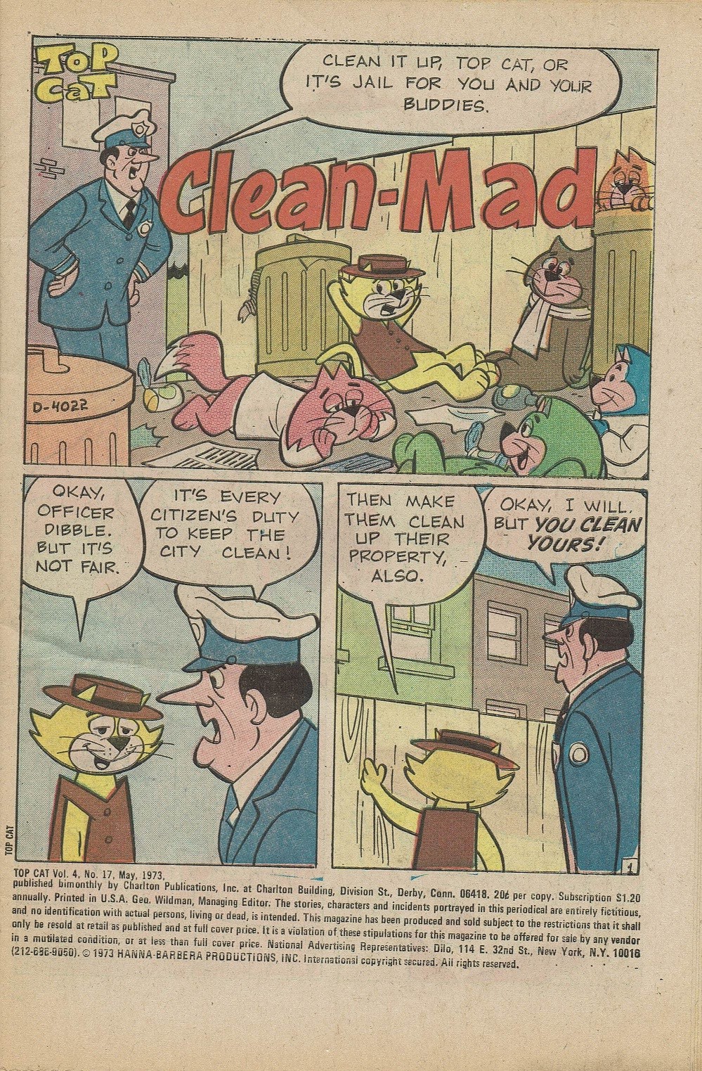 Read online Top Cat (1970) comic -  Issue #17 - 3