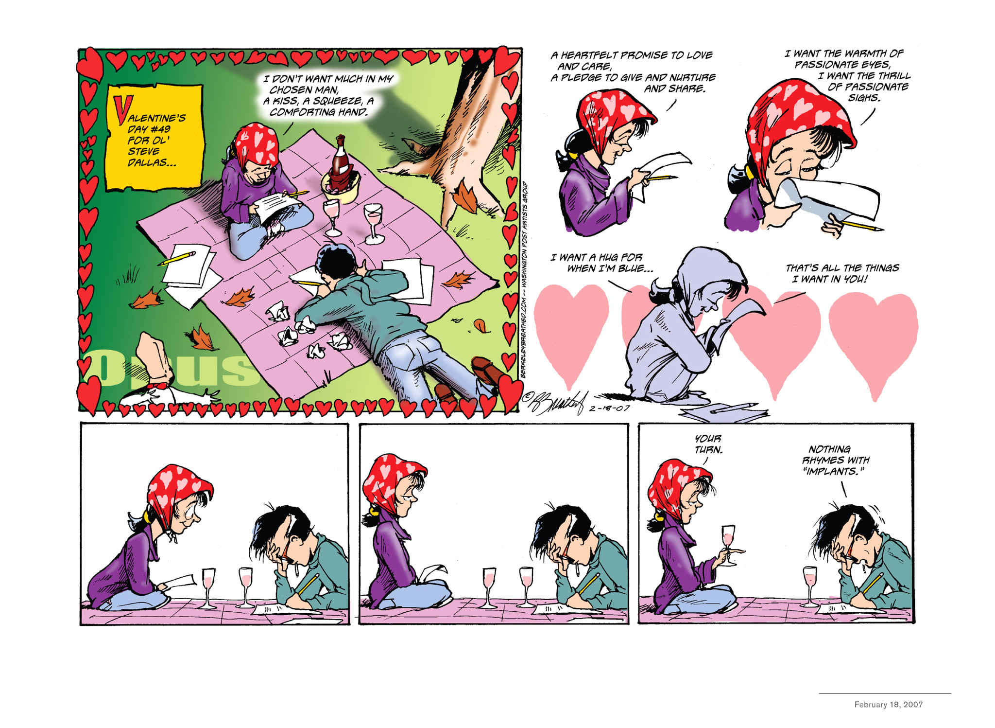 Read online Opus Complete Sunday Strips From 2003-2008 comic -  Issue # TPB (Part 2) - 76