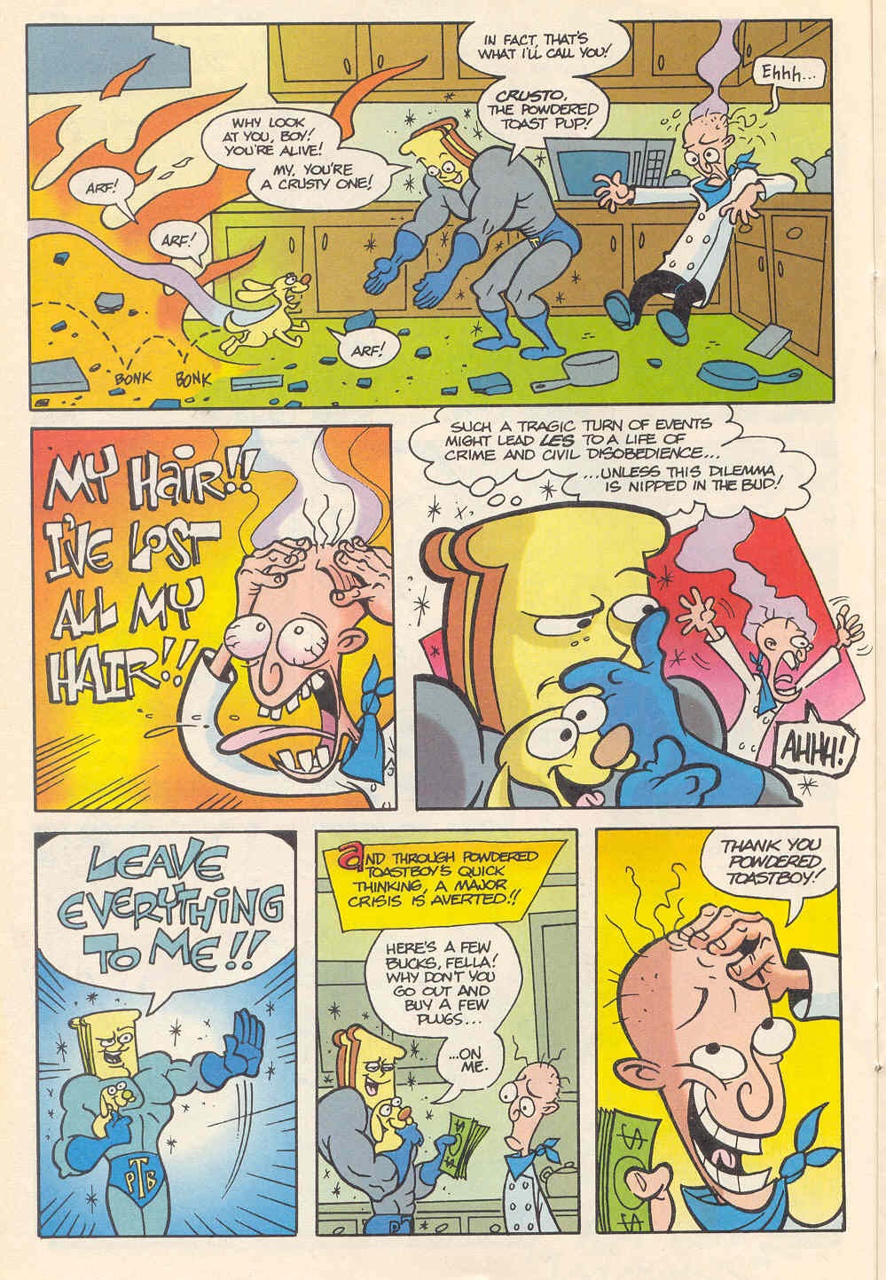 Read online Ren & Stimpy Show Special Powdered Toastman comic -  Issue # Full - 22