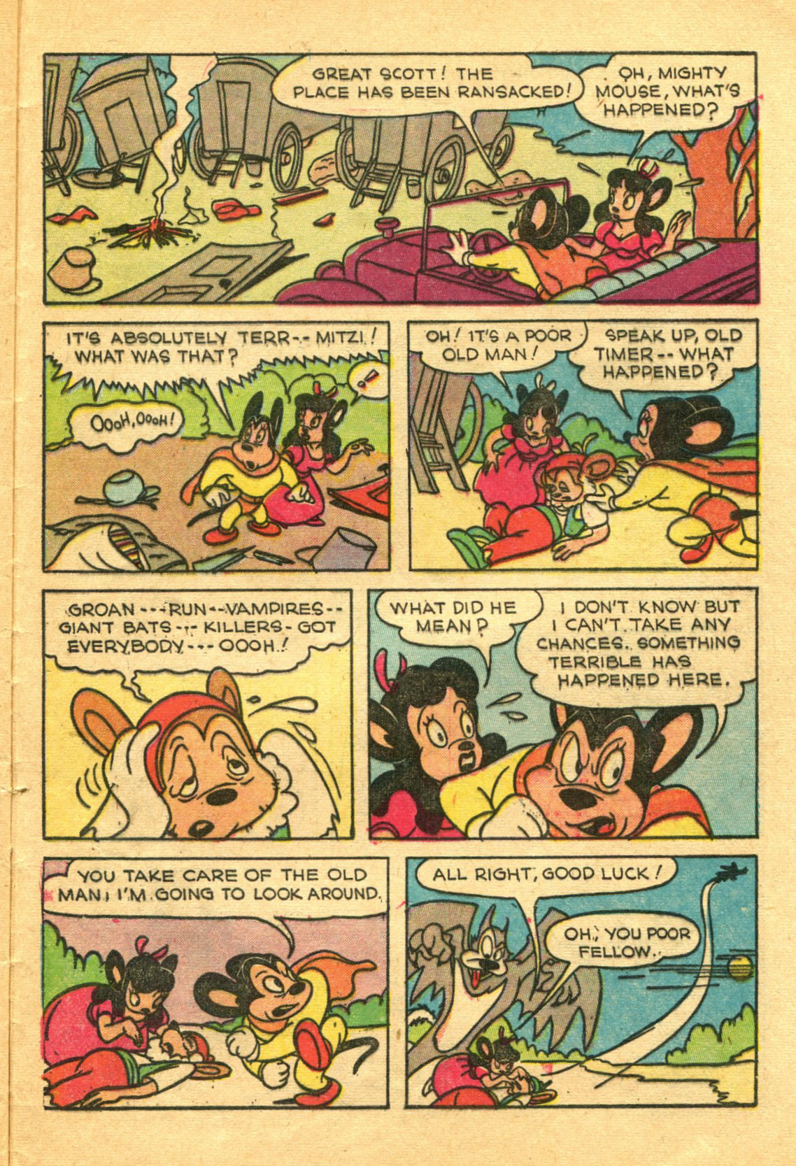 Read online Paul Terry's Mighty Mouse Comics comic -  Issue #8 - 29