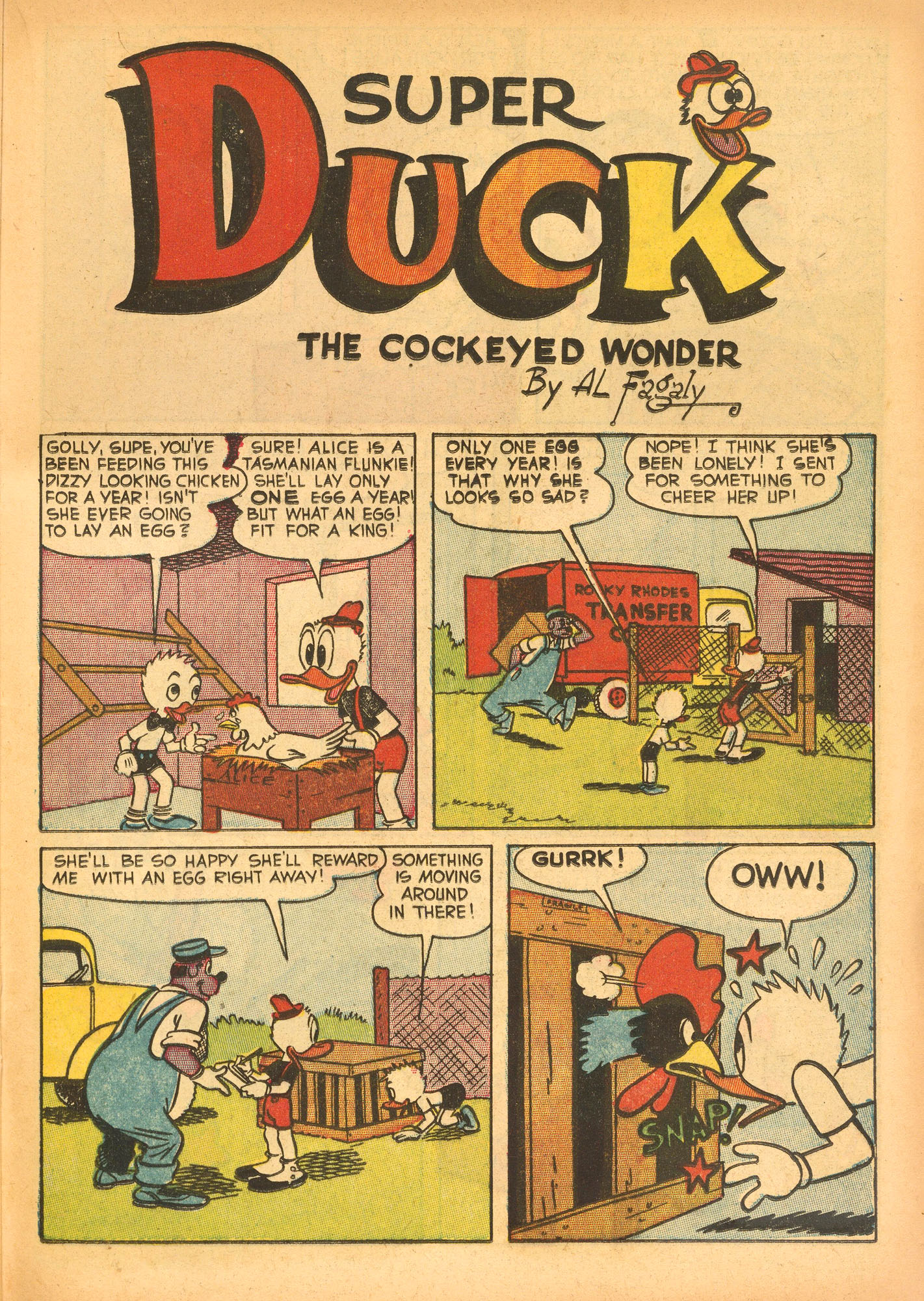 Read online Super Duck Comics comic -  Issue #19 - 29