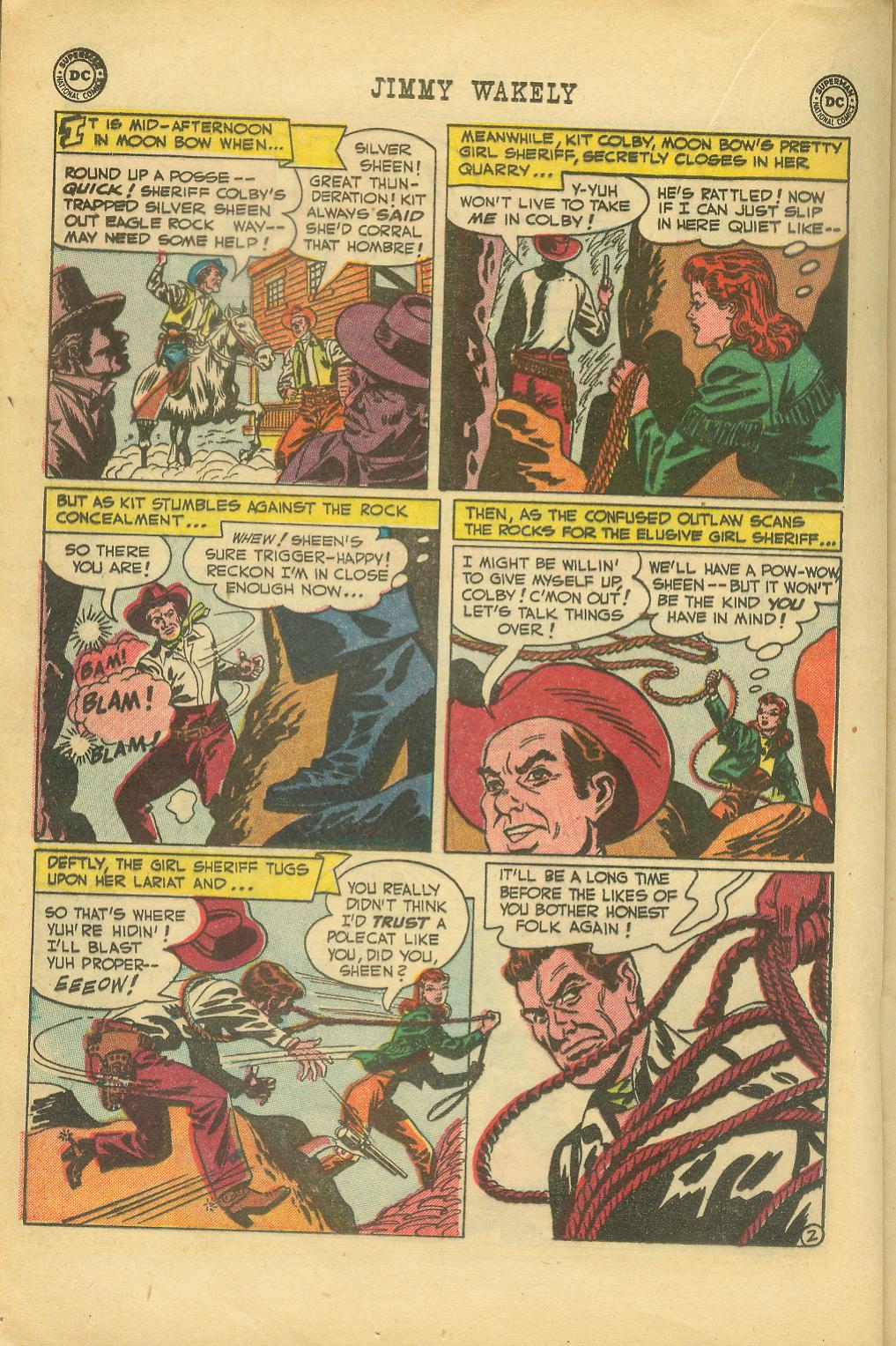 Read online Jimmy Wakely comic -  Issue #13 - 28